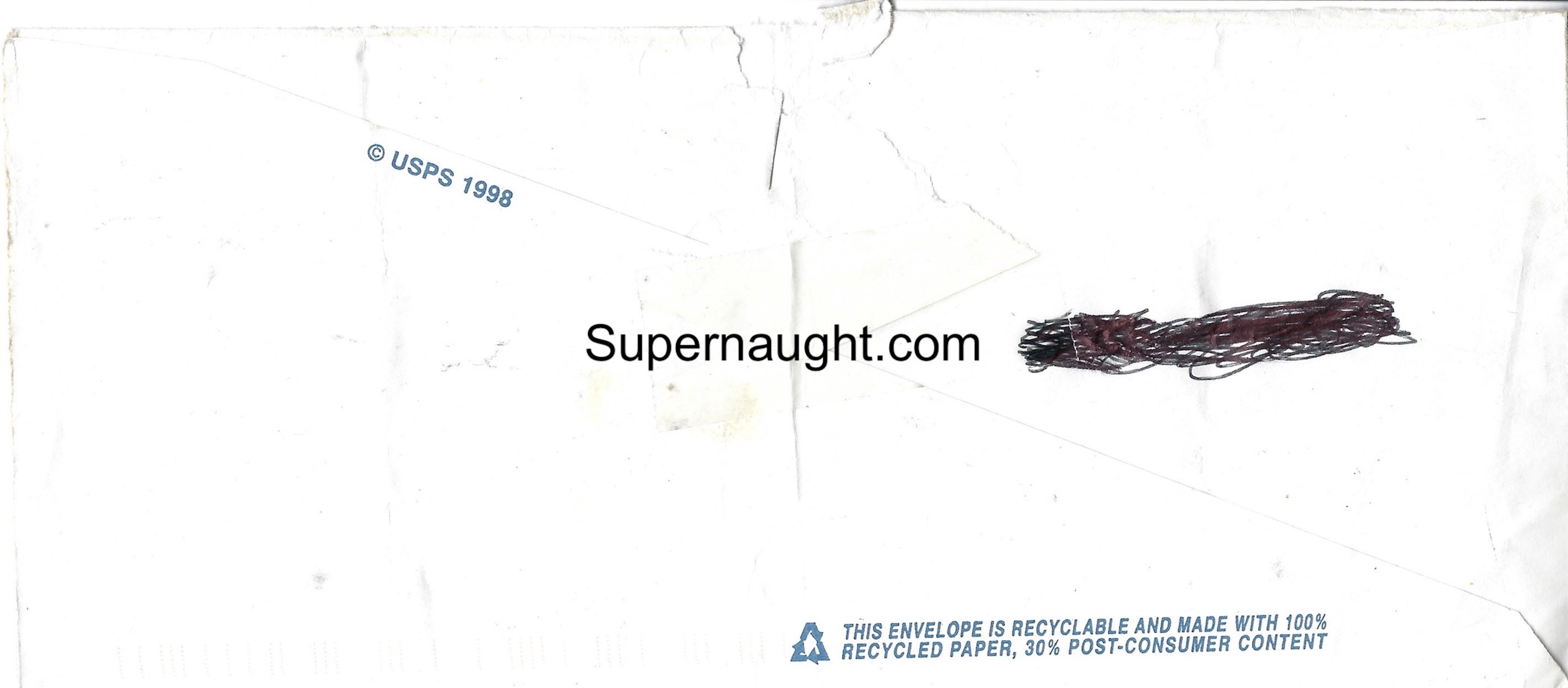Charles Manson Signed Envelope Addressed to CM Halloween image 2
