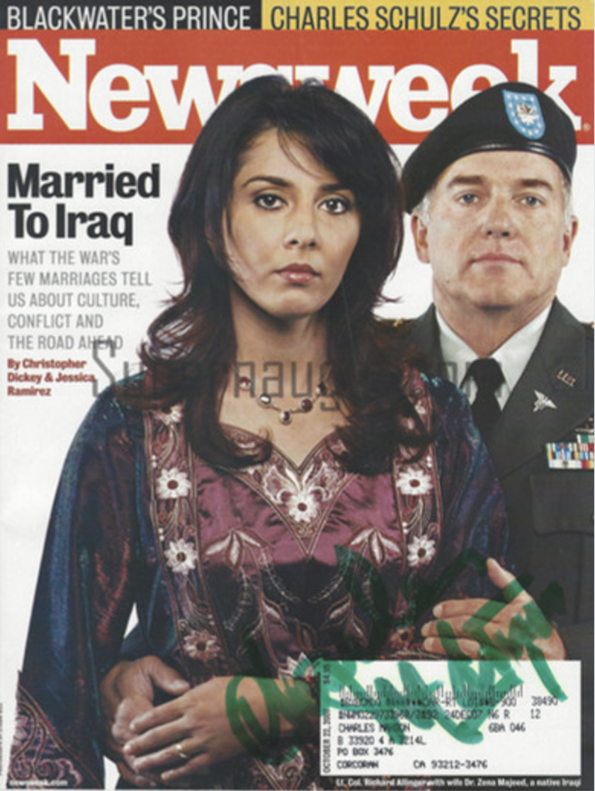 Charles Manson Signed Newsweek 2007