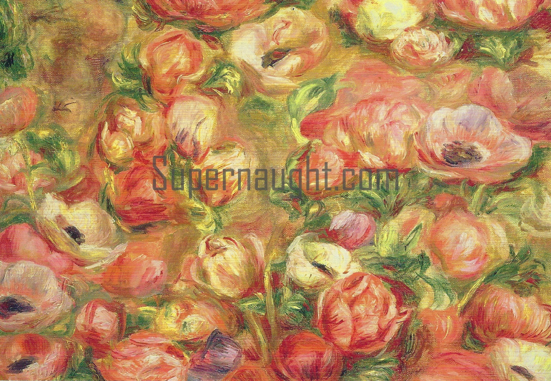 Charles Manson Signed Painting Postcard Pierre Auguste Renoir image 2