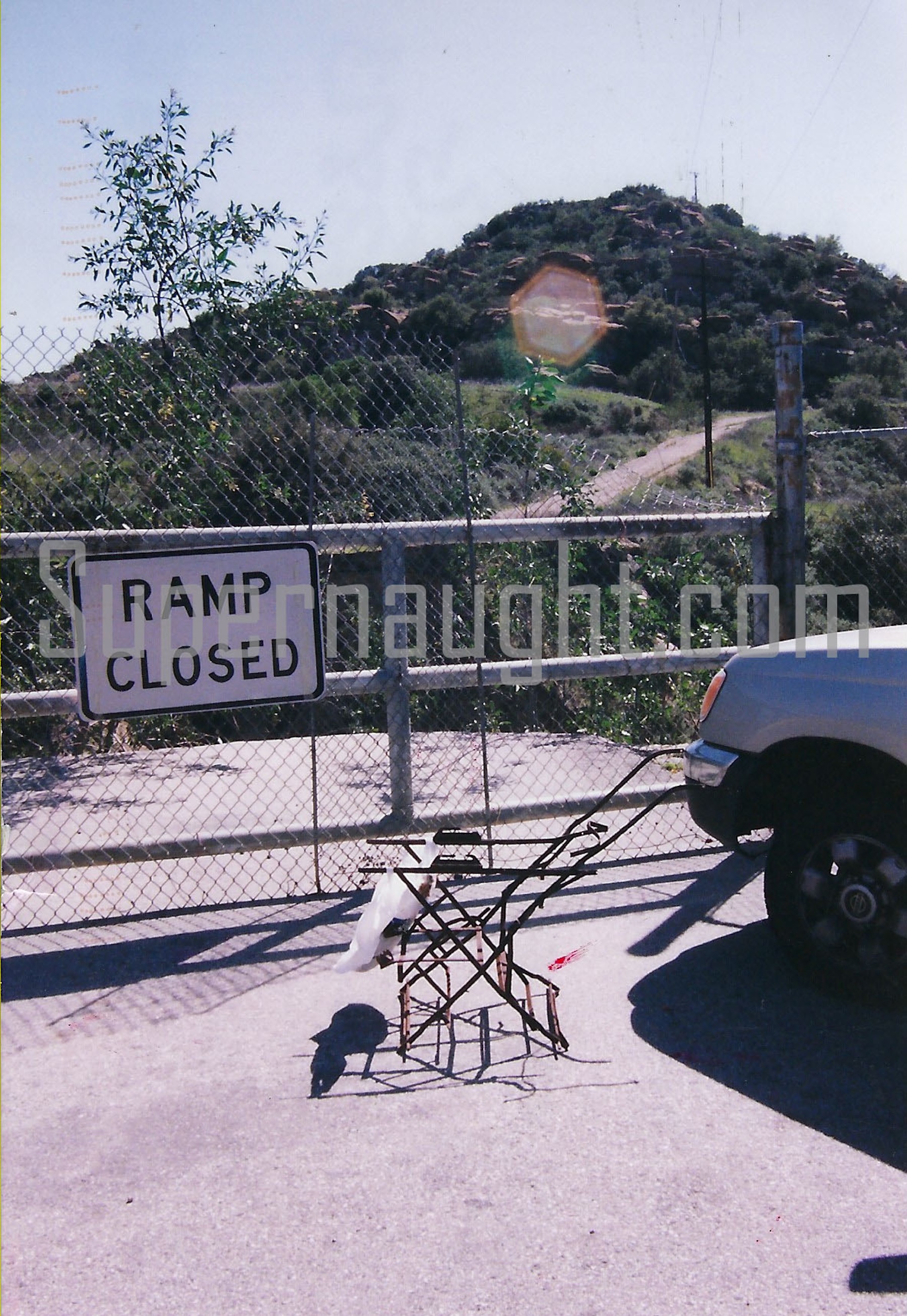 Charles Manson Signed Spahn Ranch Baby Stroller Photo Postcard image 2