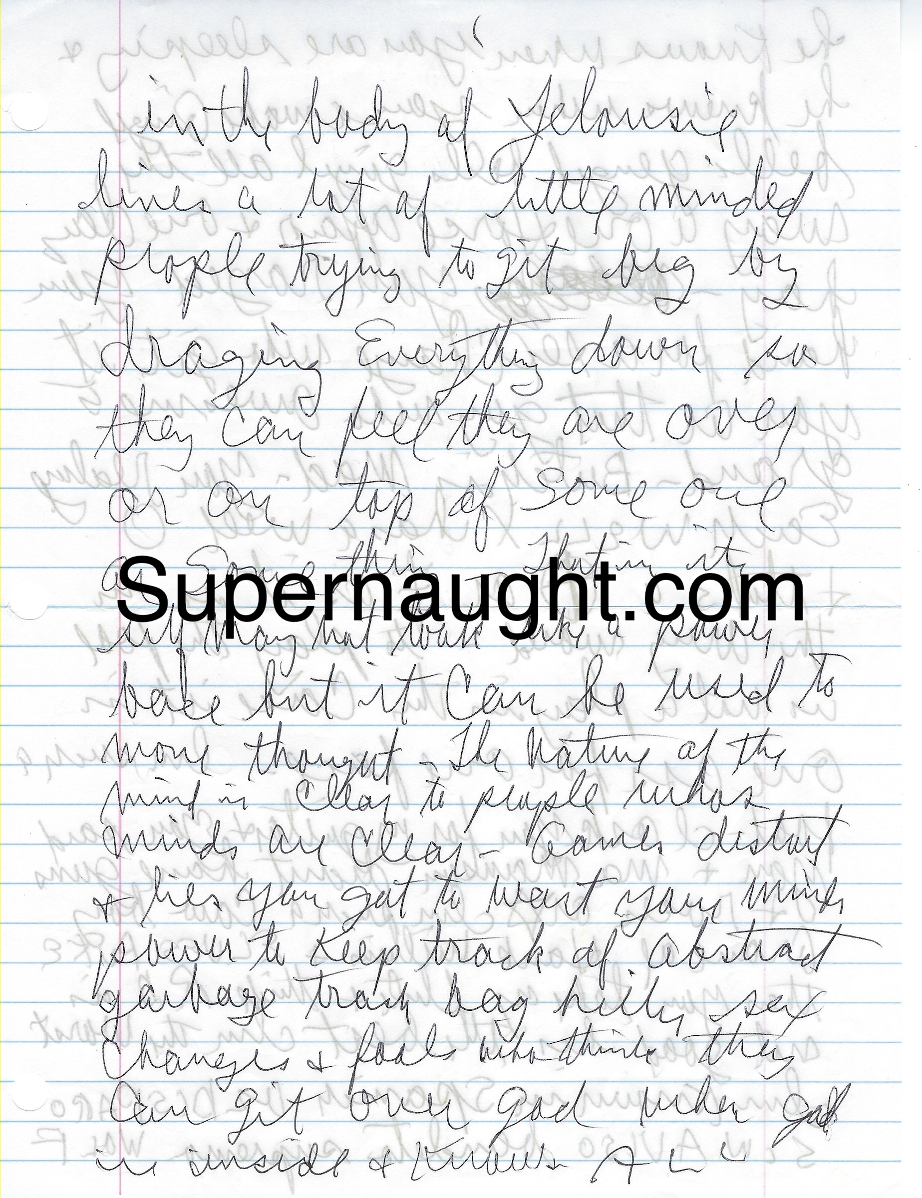 Charles Manson Spocks Ears Letter and Drawing Signed image 3
