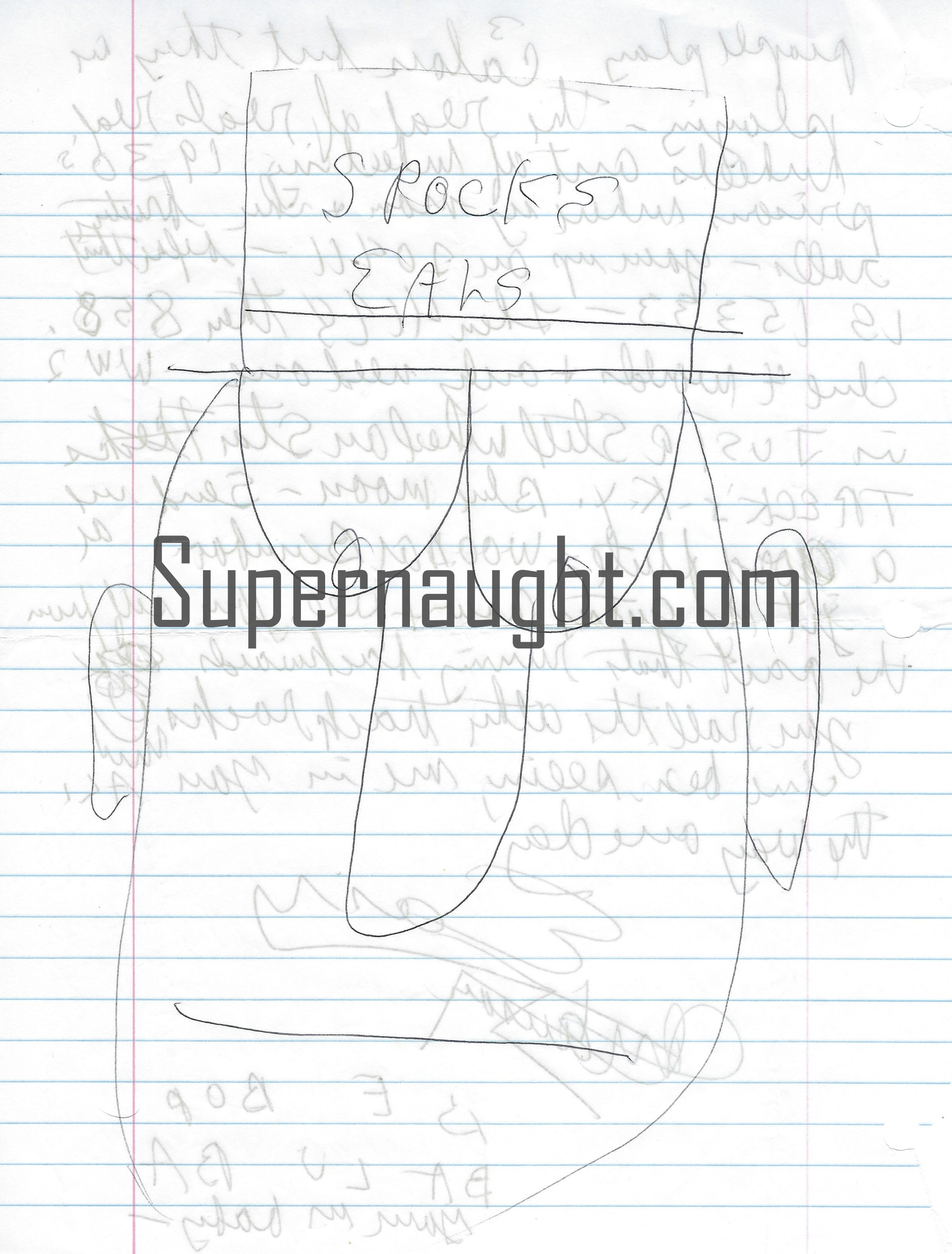 Charles Manson Spocks Ears Letter and Drawing Signed