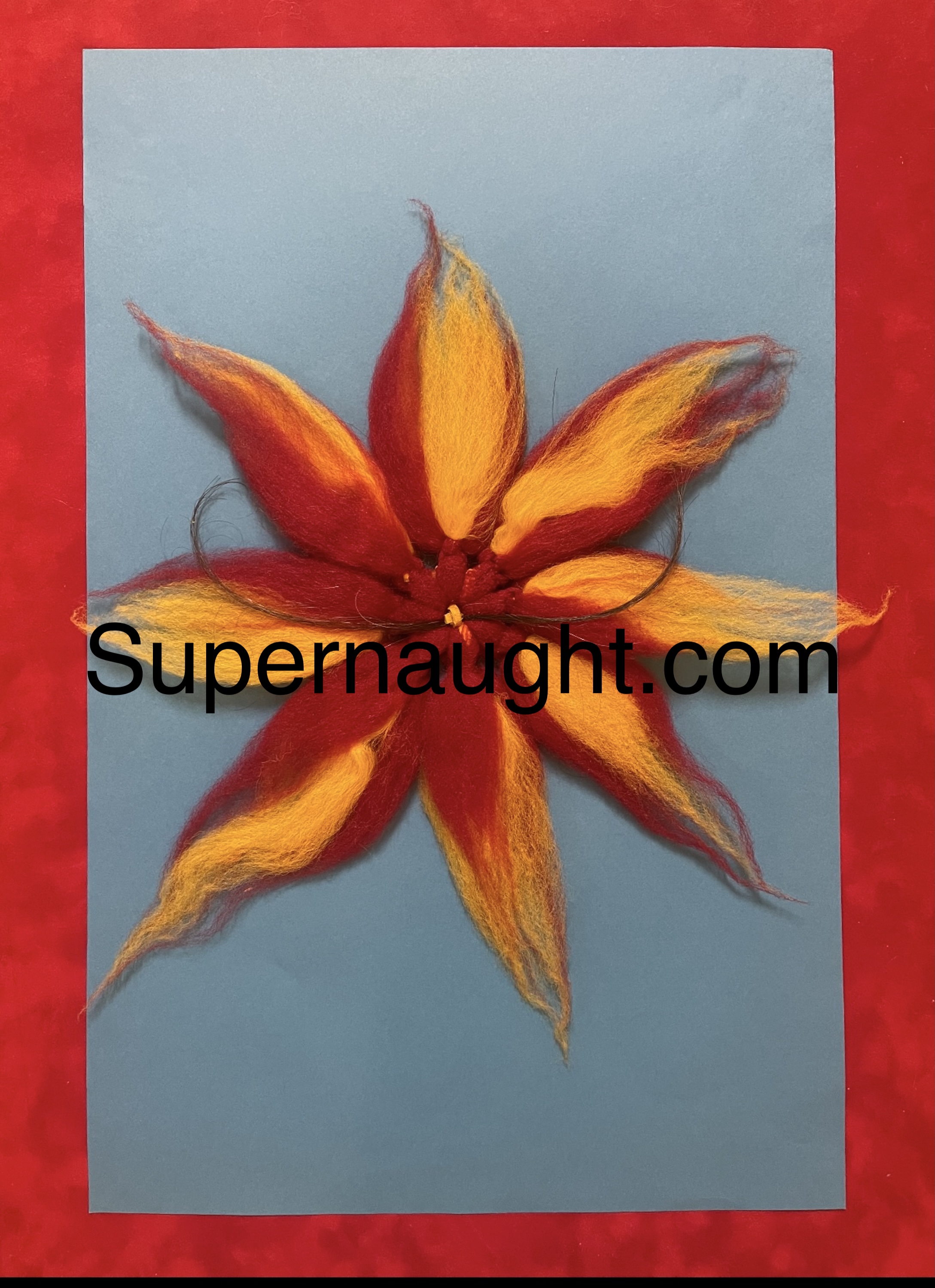 Charles Manson Sunburst String Art With His Hair