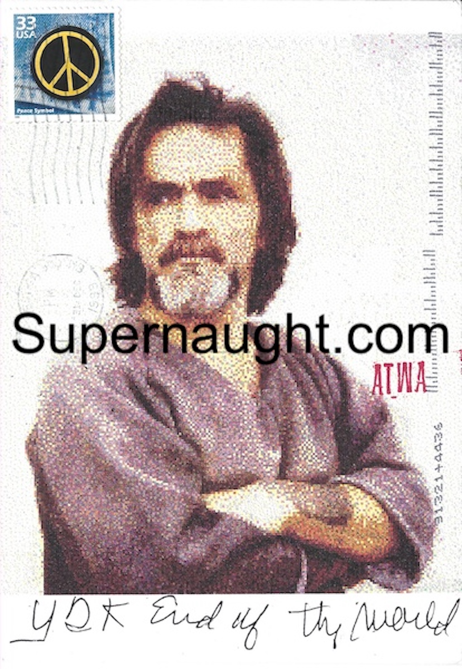 Charles Manson Y2K End of the World Postmarked Dec 31 1999