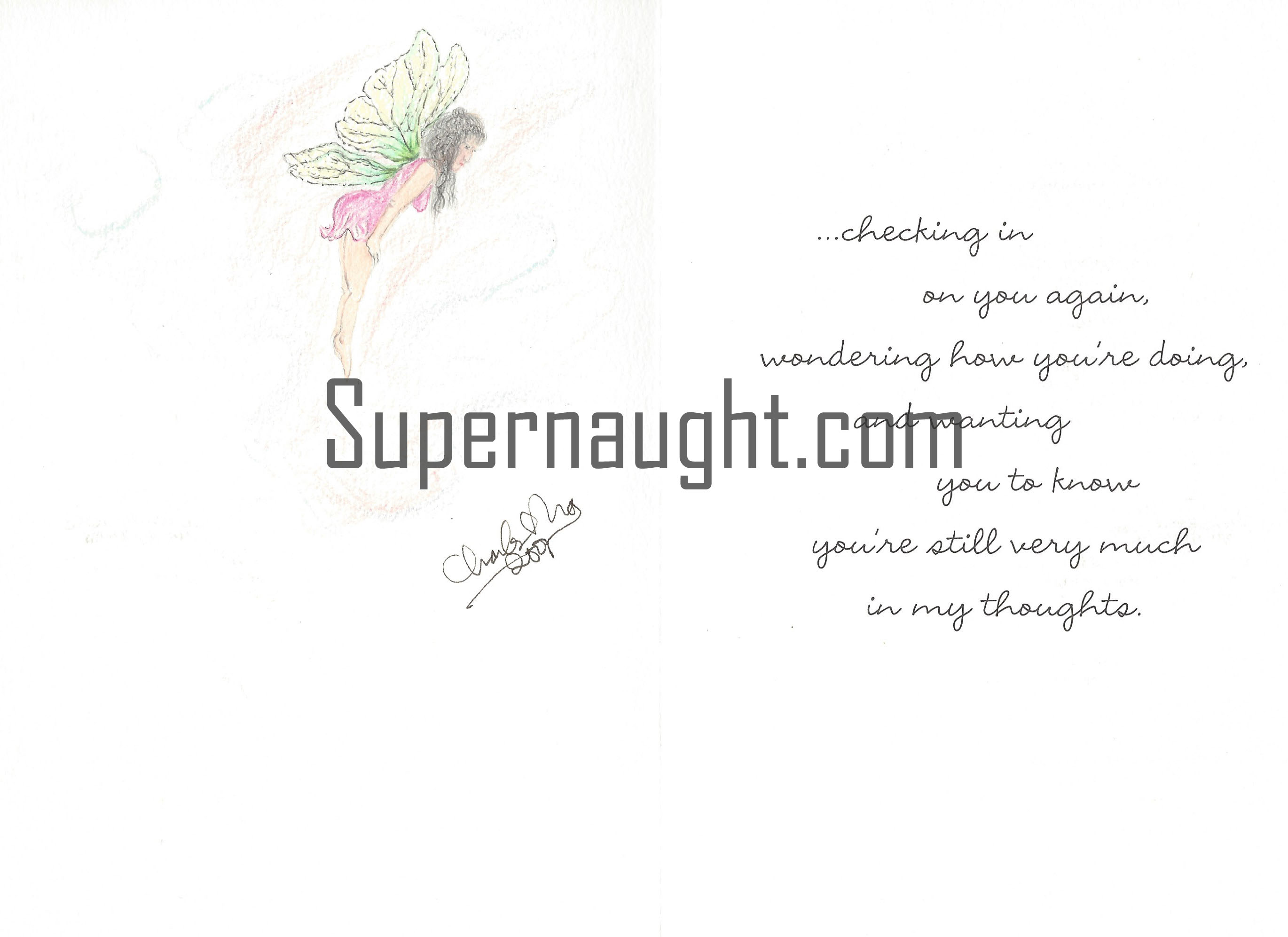 Charles Ng Card With Artwork Signed Twice image 2