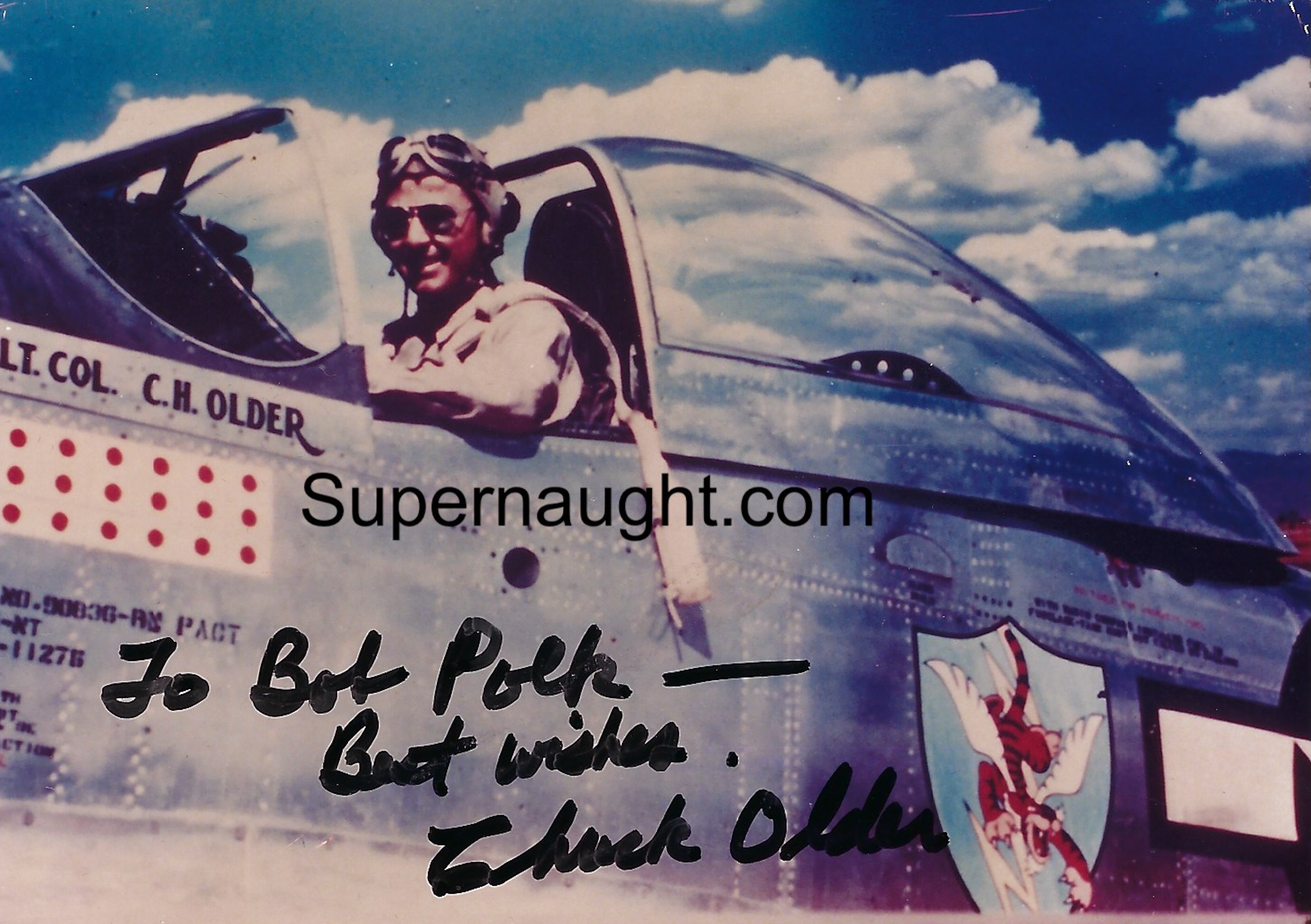Charles Older Signed Photo Flying Tigers
