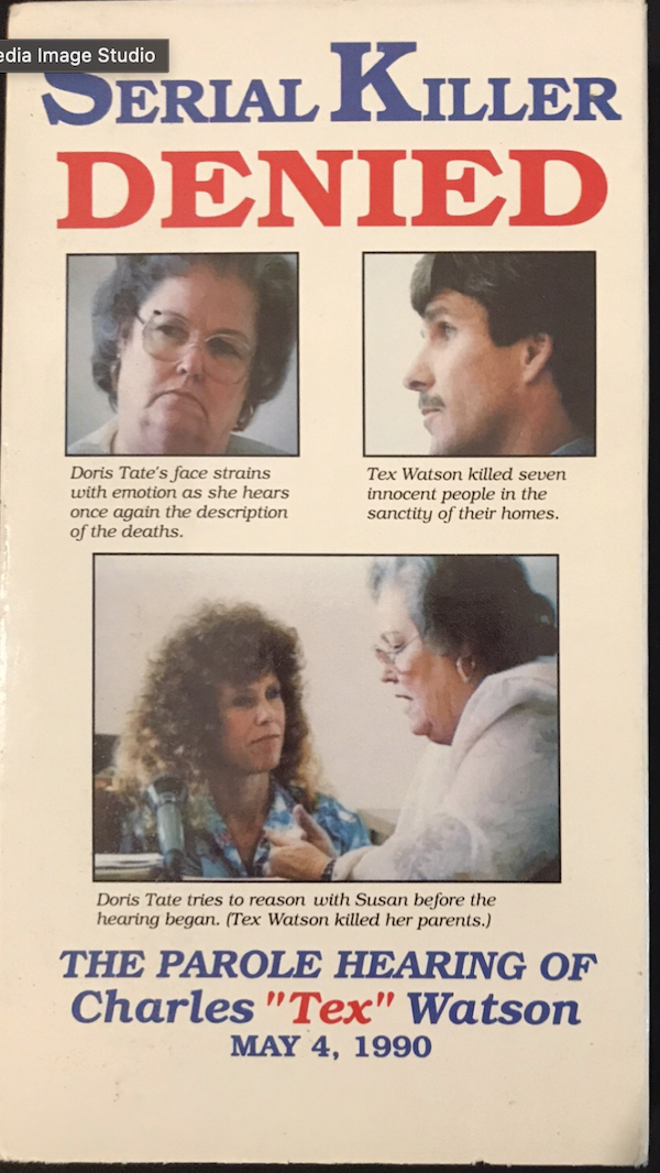 Charles Tex Watson Serial Killer Denied Original VHS