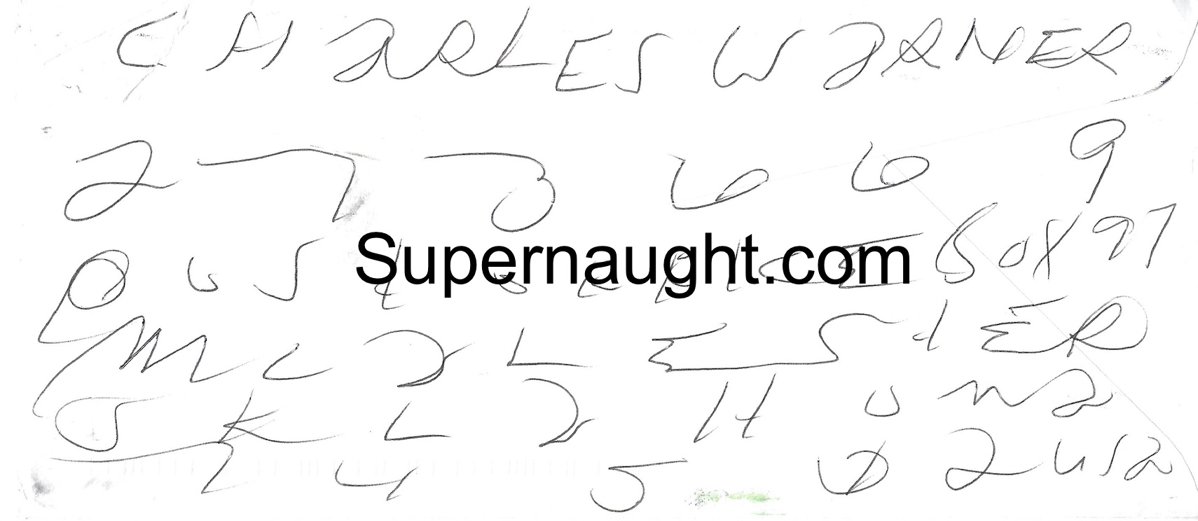 Charles Warner Letter and Envelope Both Signed Executed Wrong Drugs image 4