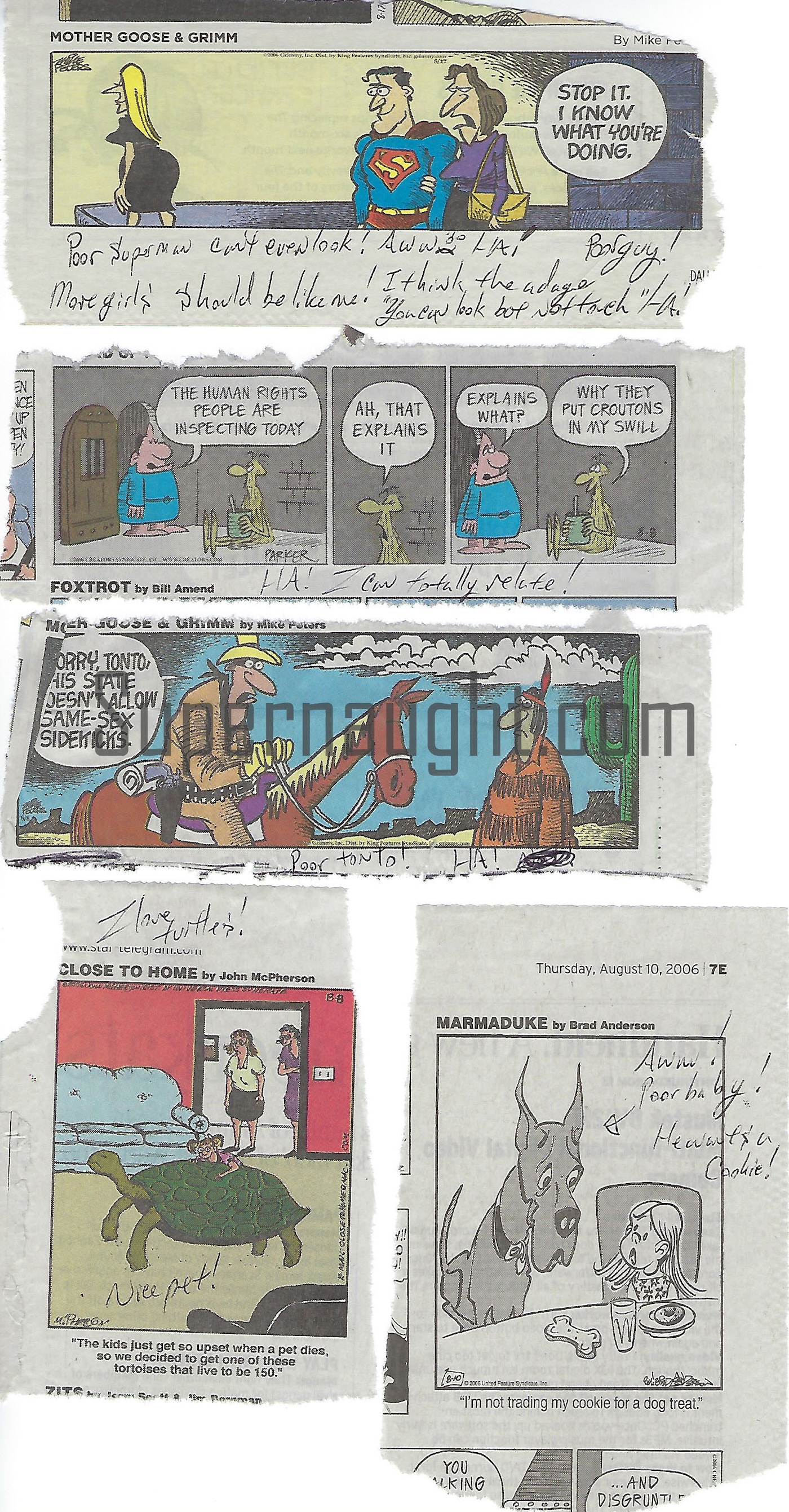 Chelsea Richardson Signed Envelope With Comics image 2
