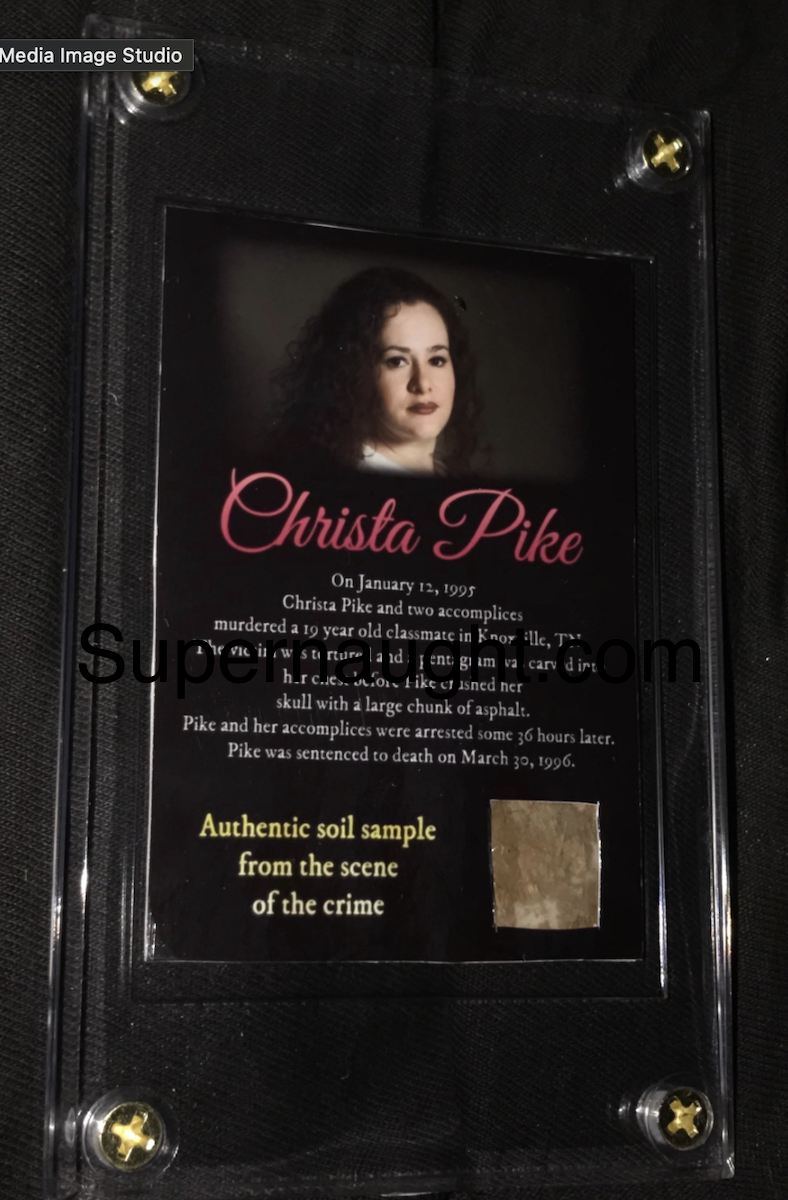 Christa Pike Crime Scene Soil Collector Card