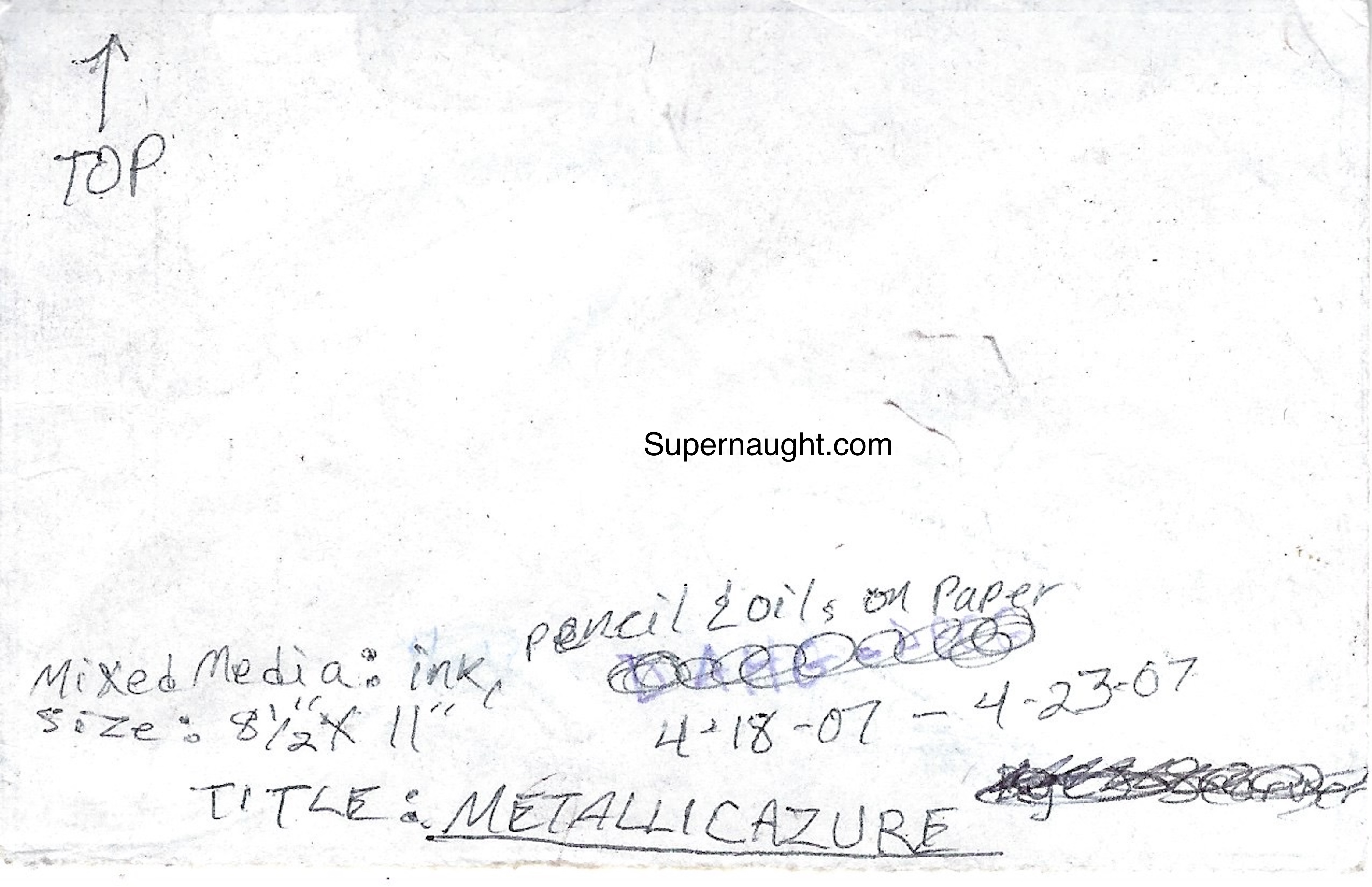Christopher Scarver Metallicazure Artwork Signed image 2