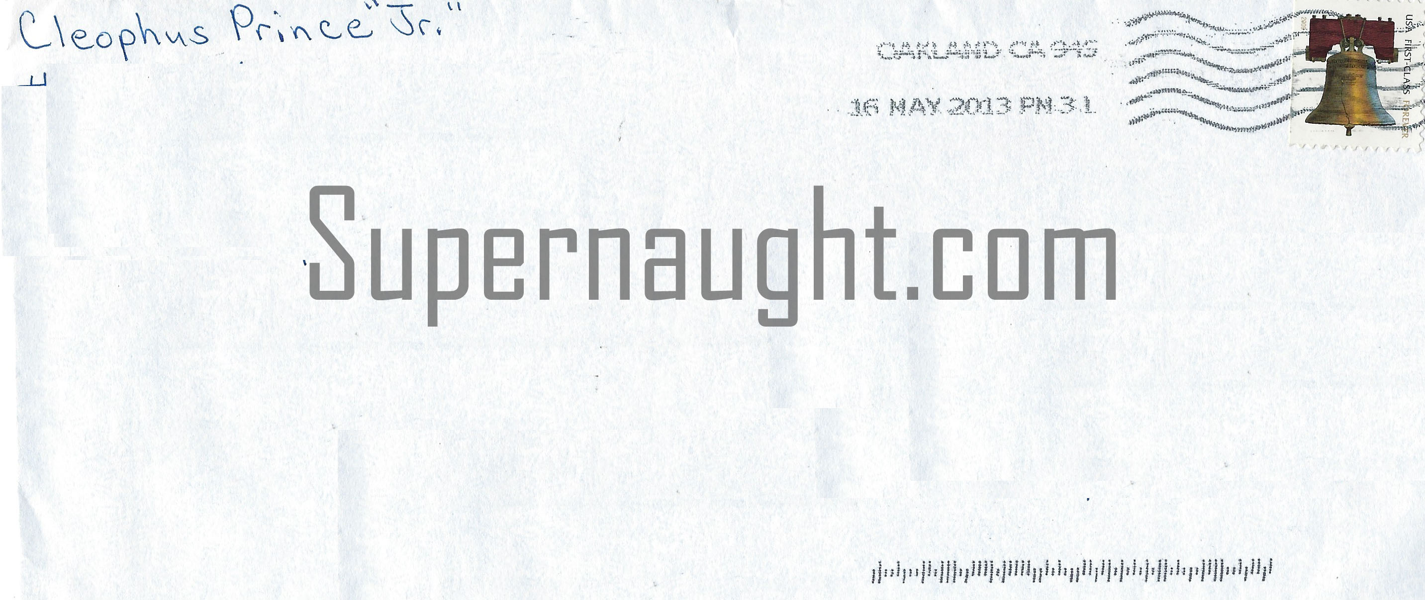 Cleophus Prince Jr. Letter And Envelope Set Both Signed image 3