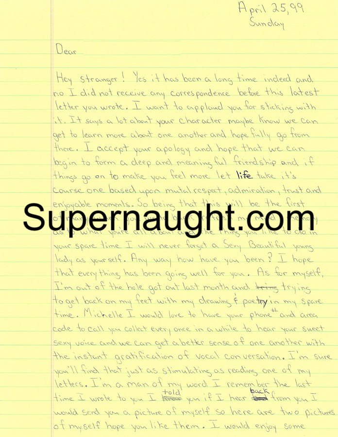 Cleophus Prince Jr. Signed Two Page Letter