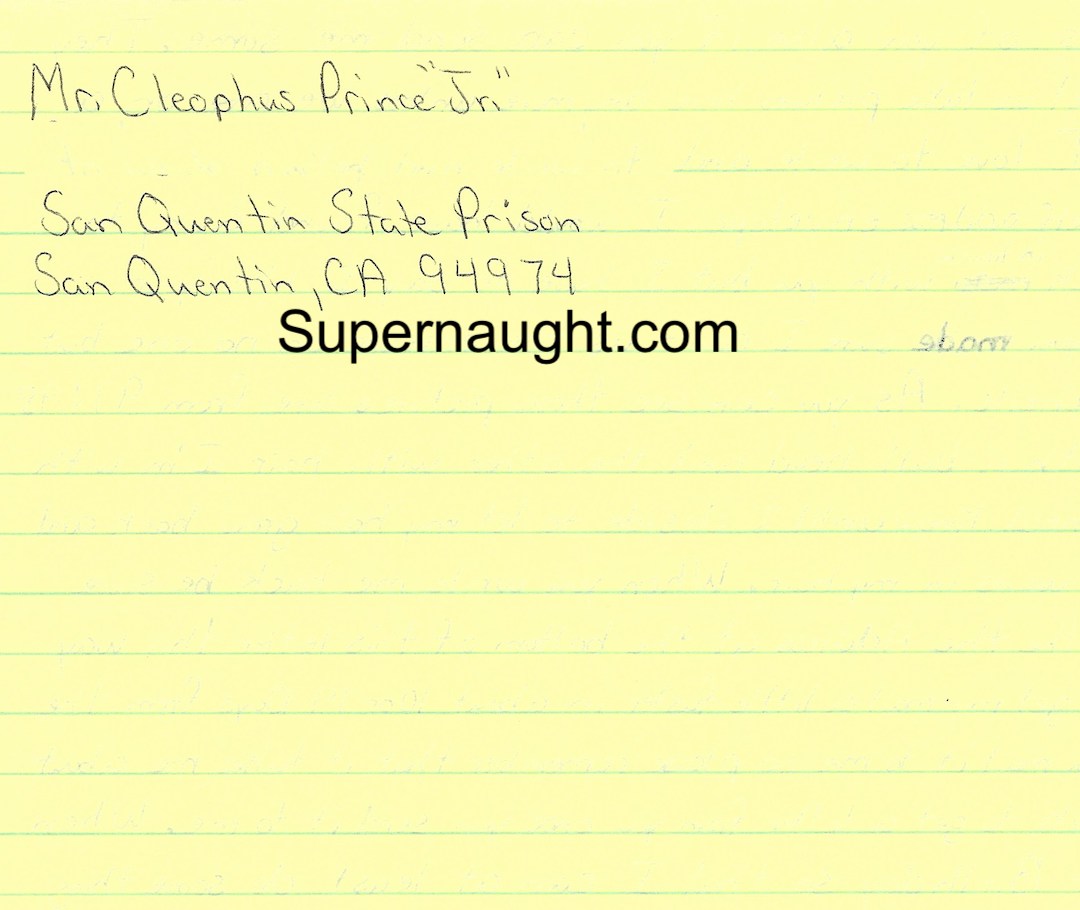 Cleophus Prince Jr. Signed Two Page Letter image 3
