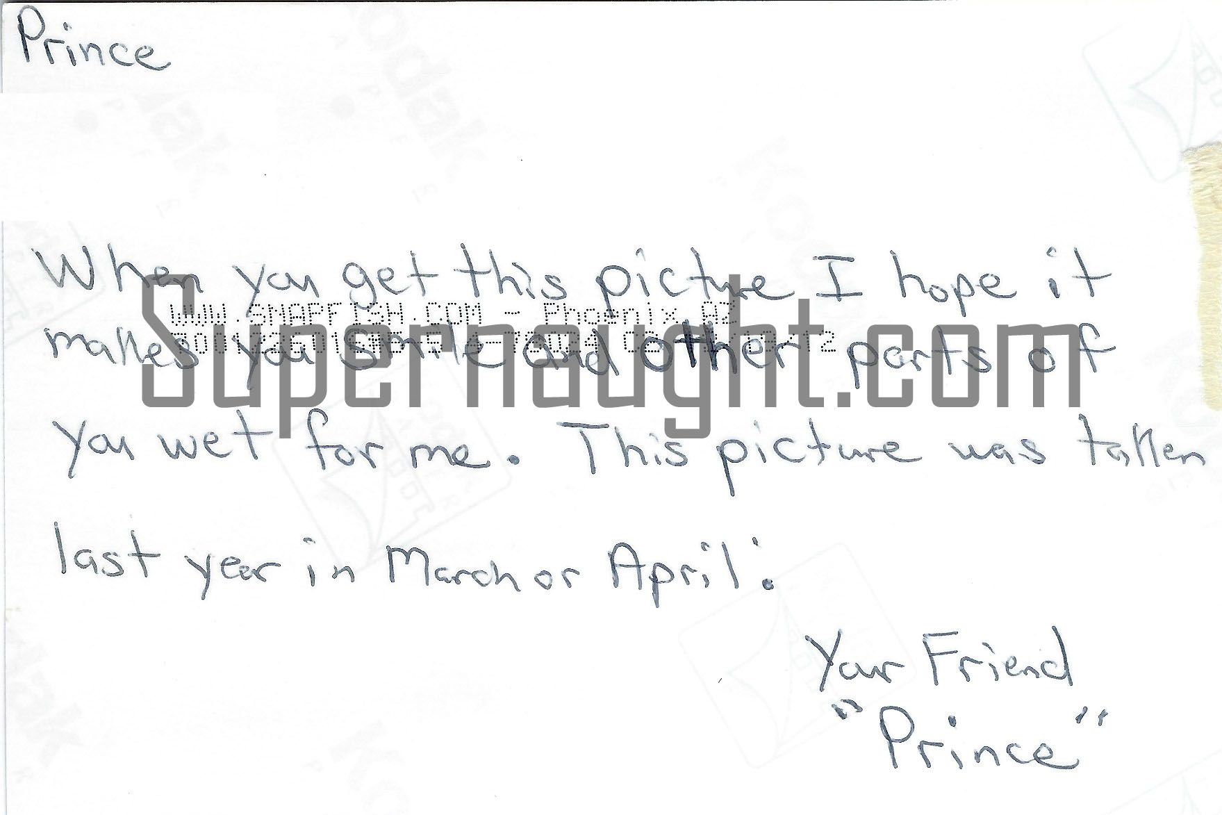 Cleophus Prince Jr Signed Photo image 2