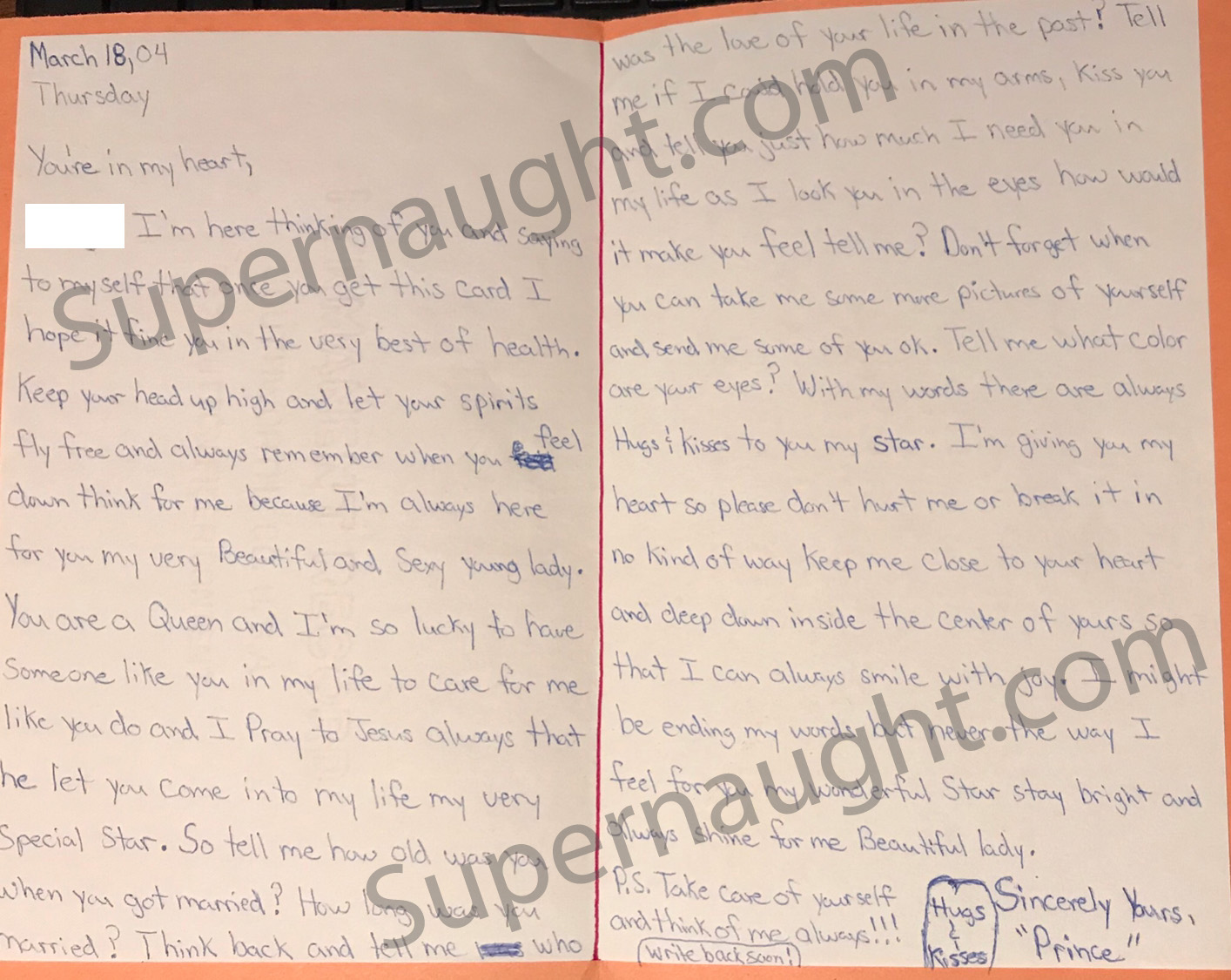 Cleophus Prince Jr. Taz Artwork Card and Envelope Set Both Signed image 2