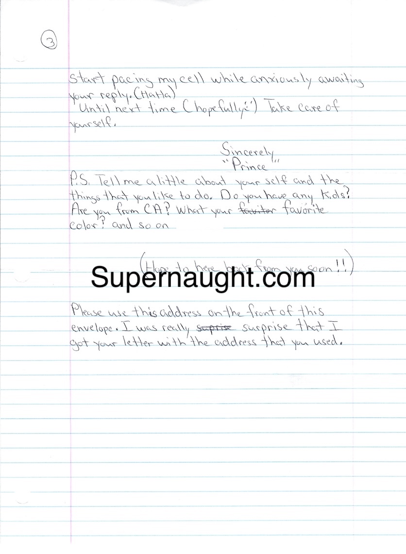 Cleophus Prince Letter and Envelope with Artwork Set Both Signed