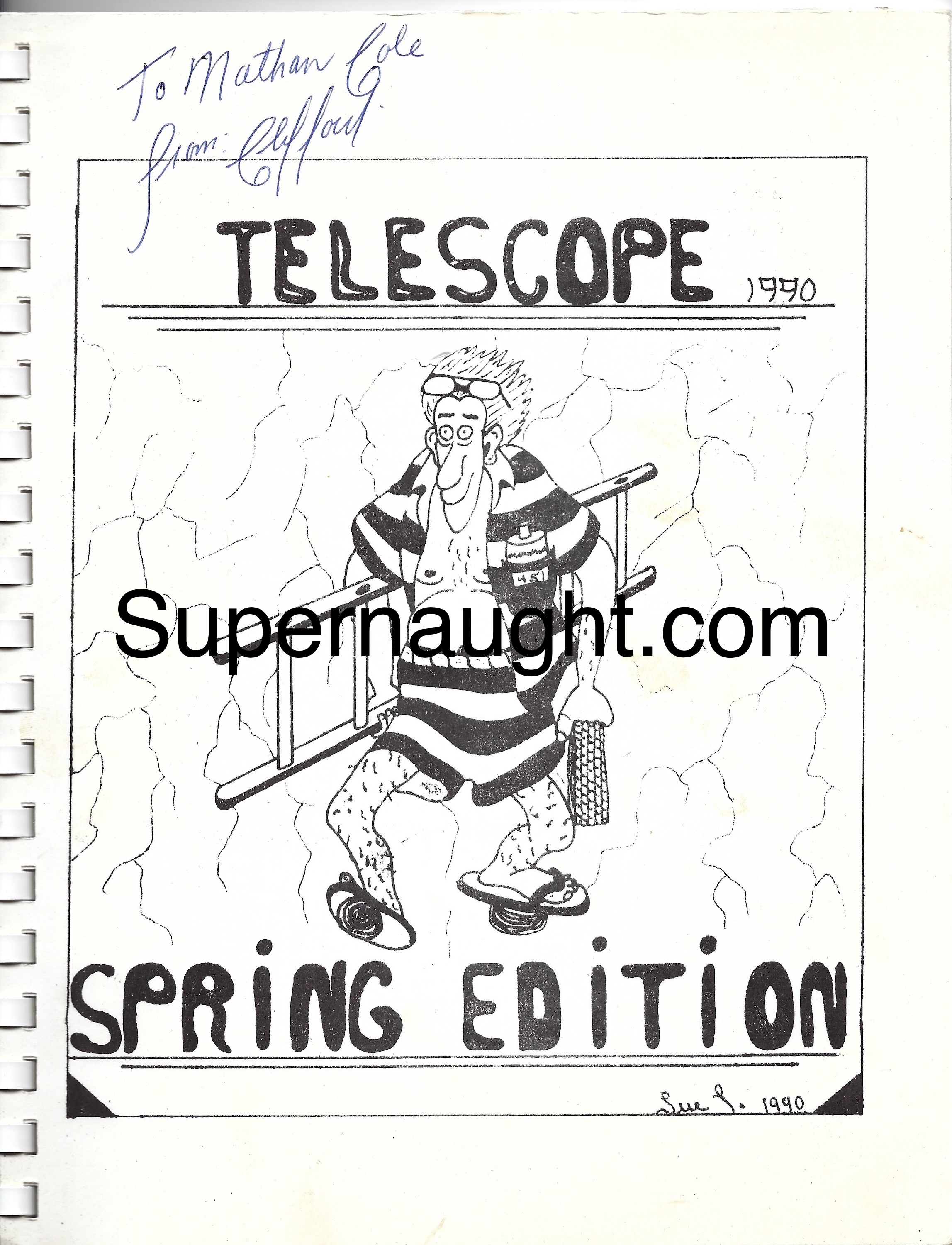 Clifford Olson Telescope Periodical Signed