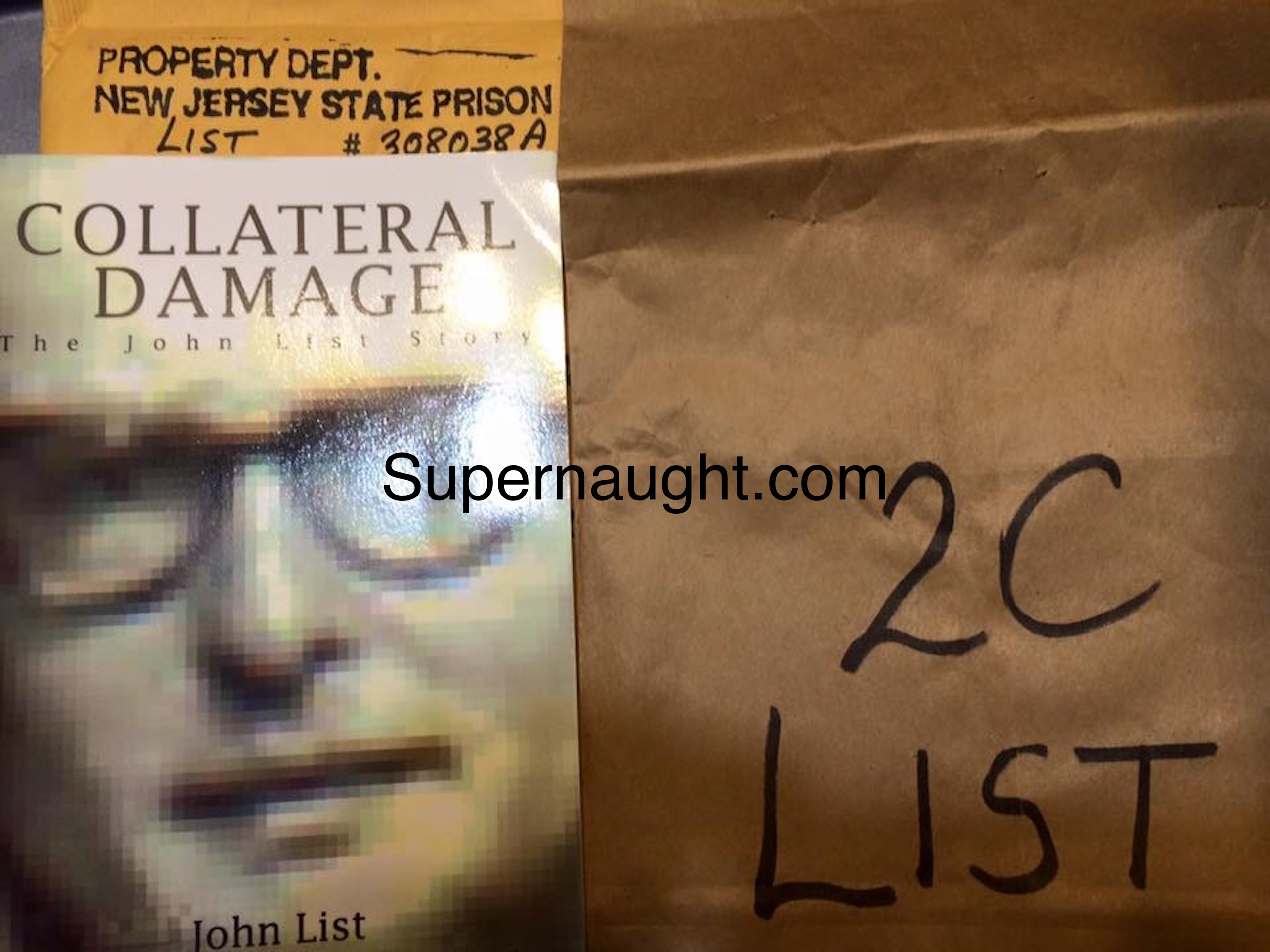 Collateral Damage The John List Story with Mailing and Property Envelopes