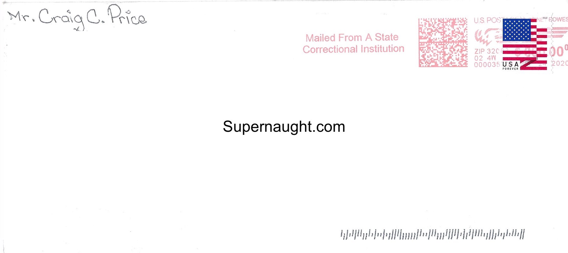 Craig Price Six Page Letter And Envelope Set Both Signed image 2