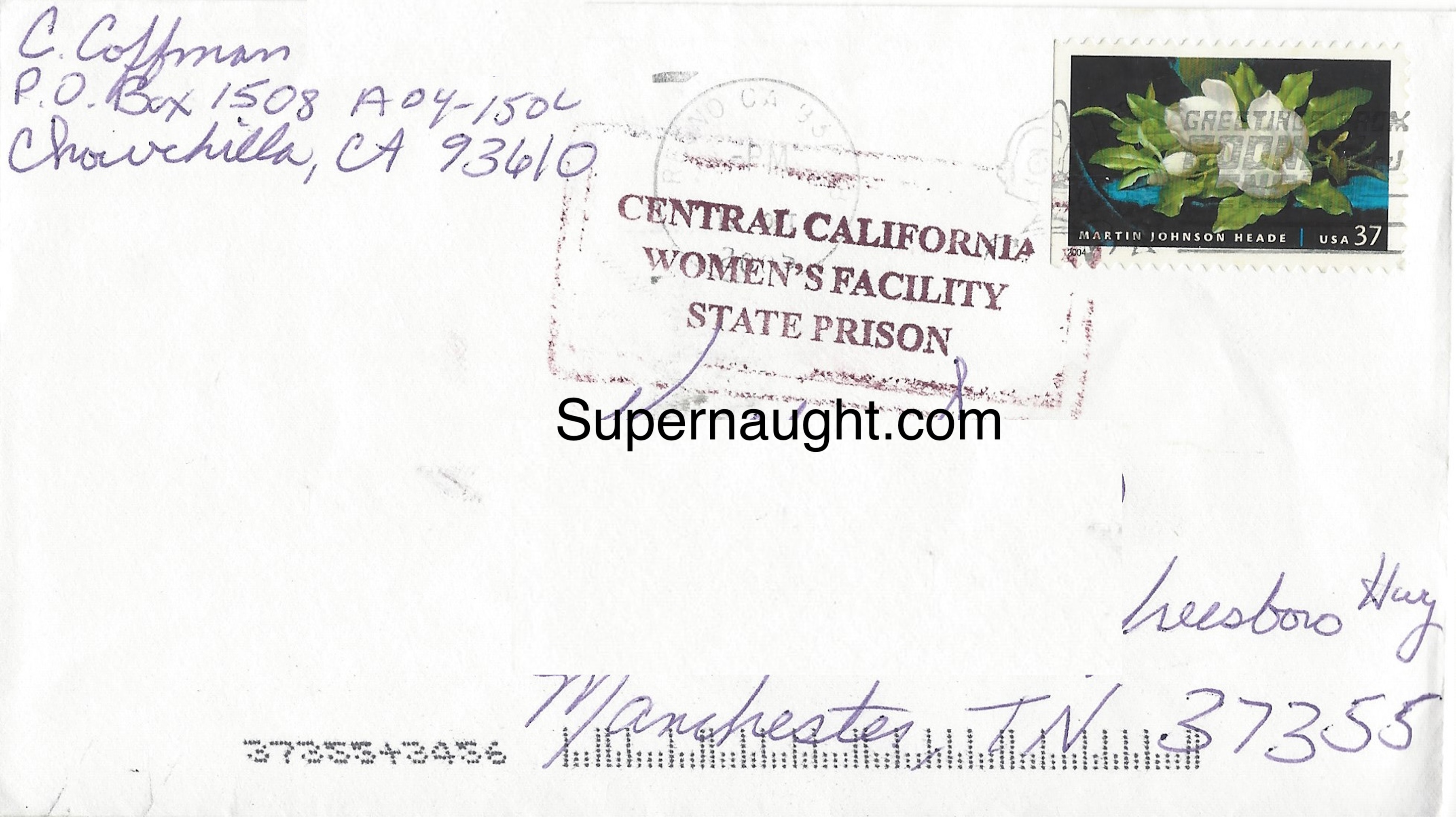 Cynthia Coffman Two Page Letter and Envelope Set Both Signed image 3