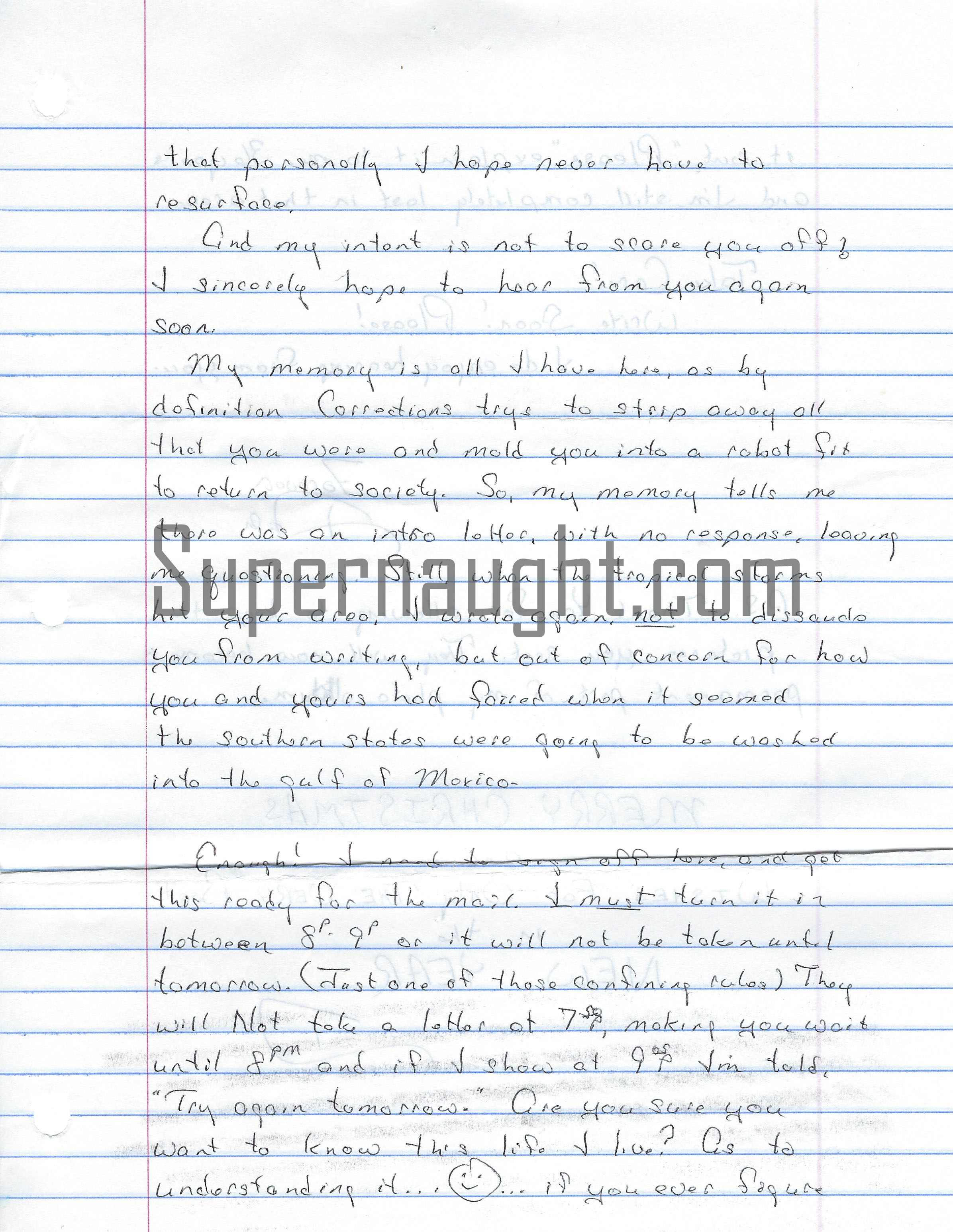 Dale Finch Letter and Envelope Set Both Signed Plus Prison Pen