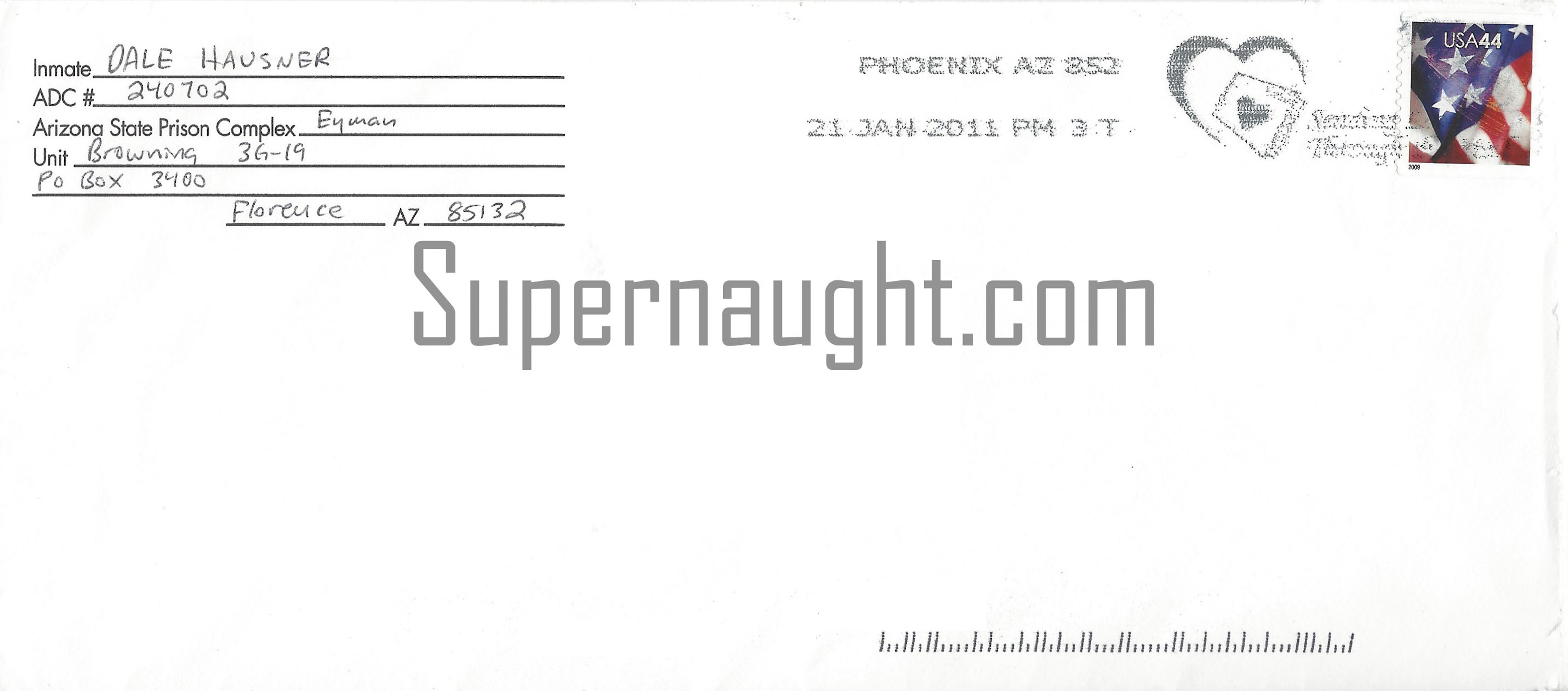 Dale Hausner Three Page Letter and Envelope Set Both Signed with Photo image 4