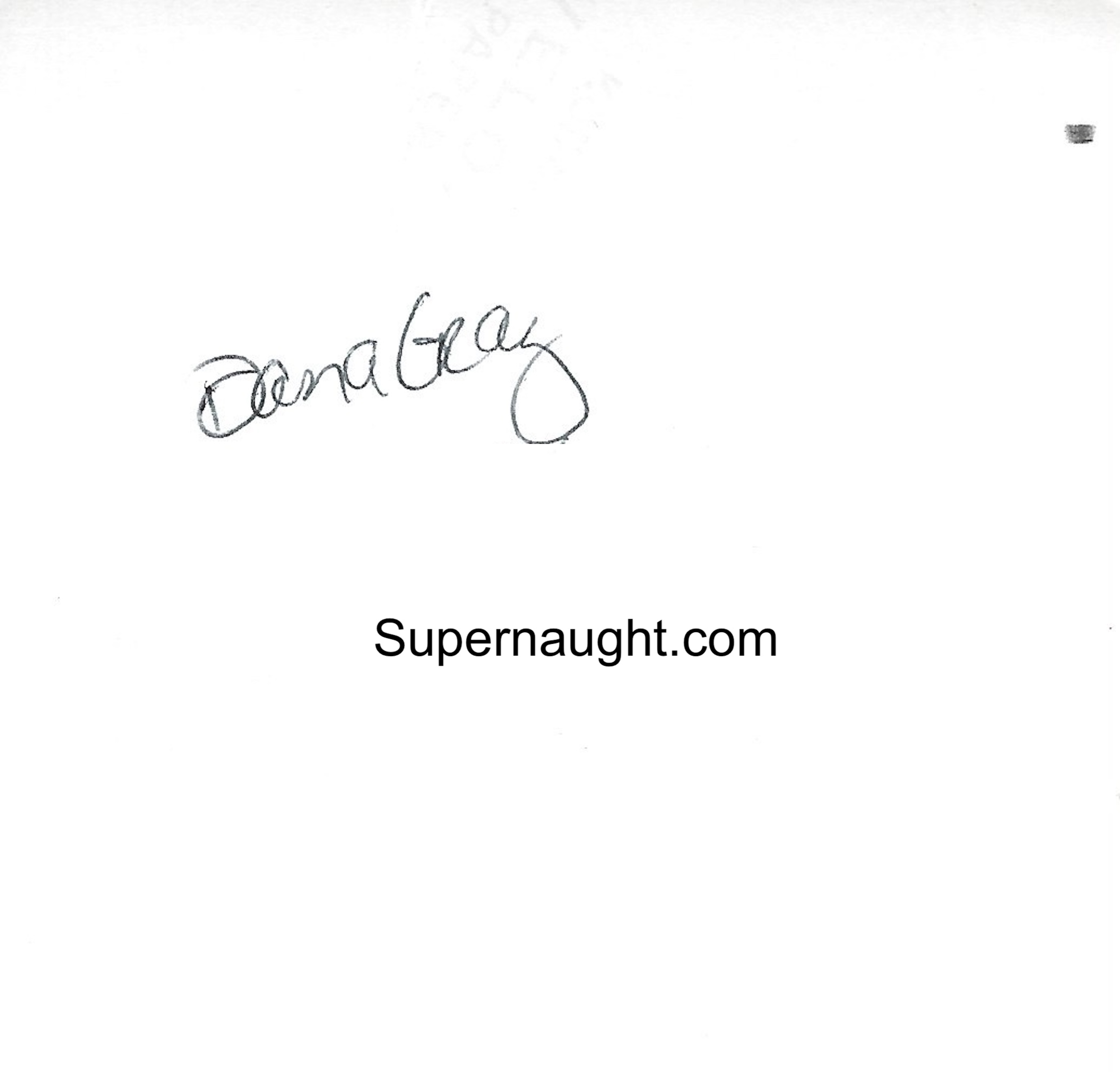 Dana Gray Original 1959 Baby Photo Signed image 2