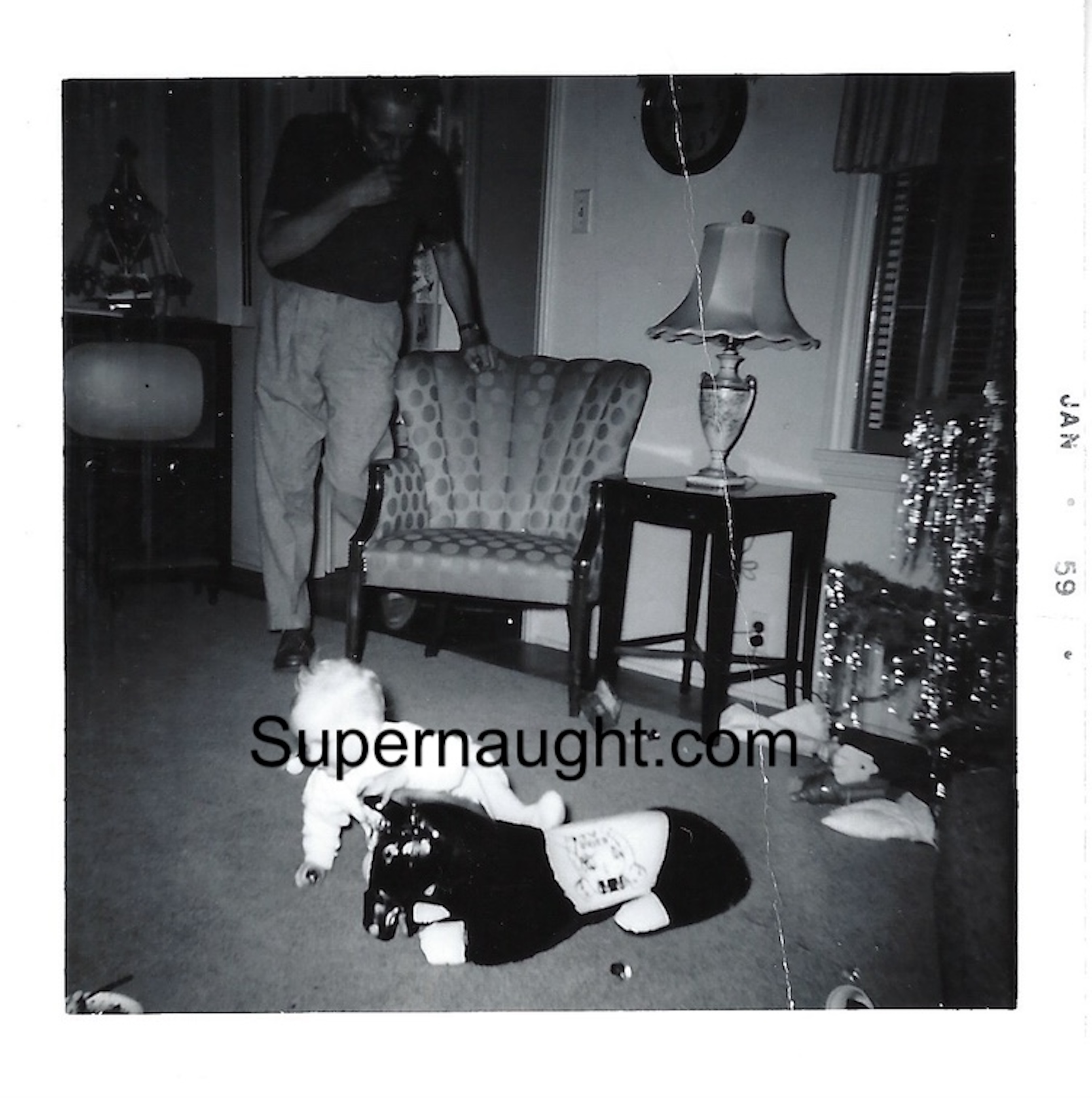 Dana Gray Original 1959 Baby Photo Signed