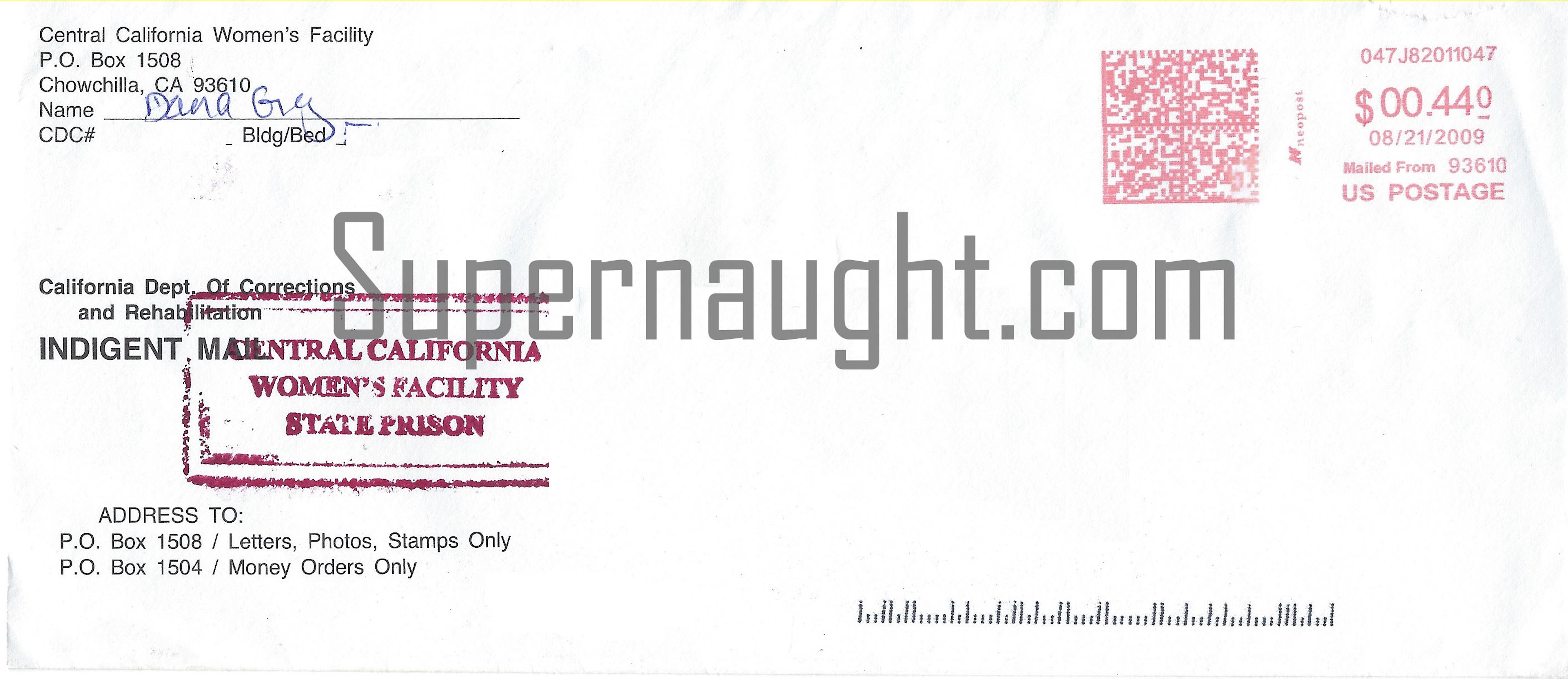 Dana Sue Gray Signed Letter And Envelope Set image 2