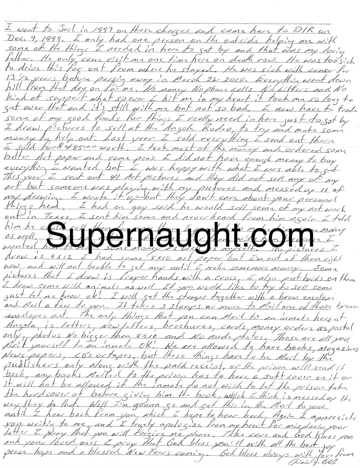Daniel Blank Letter and Envelope Set Both Signed
