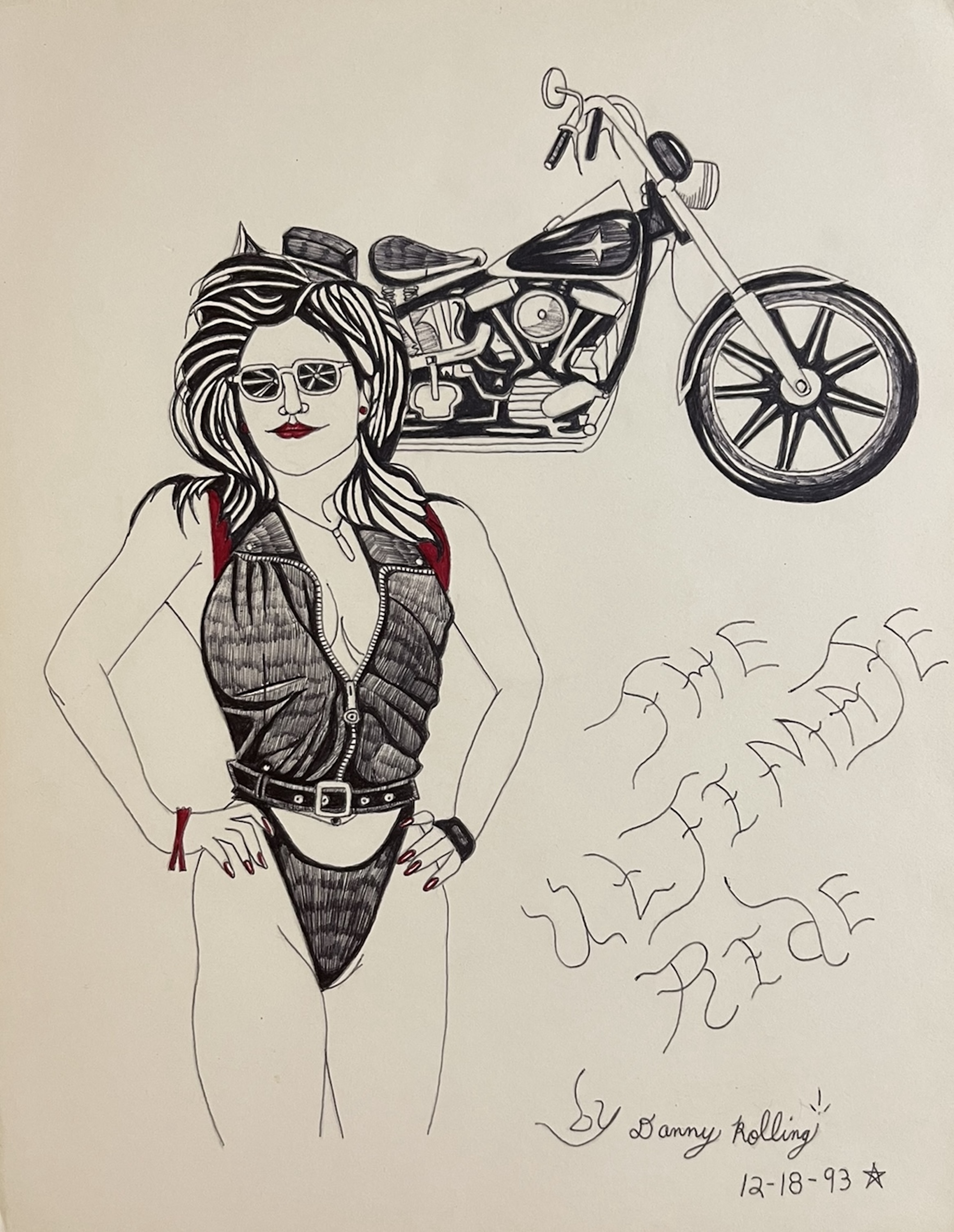 Danny Rolling Sondra London The Ultimate Ride Artwork Signed