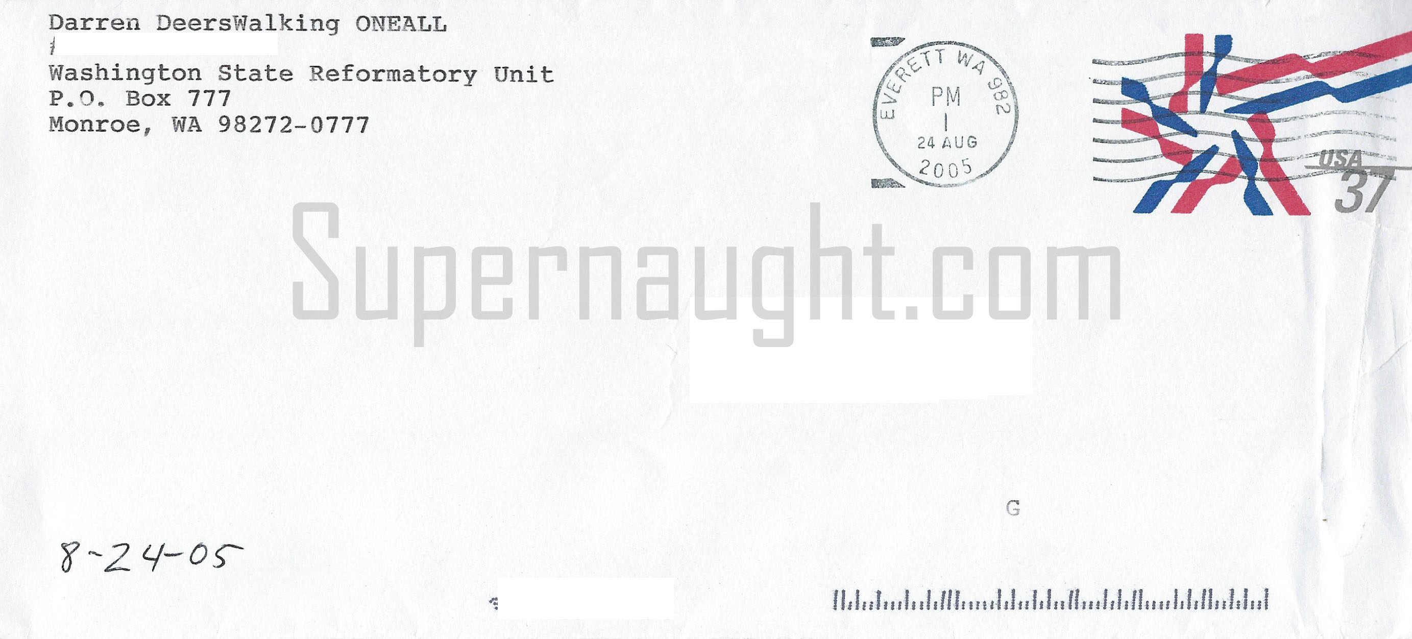 Darren O'Neall Signed Letter with Envelope Set image 3