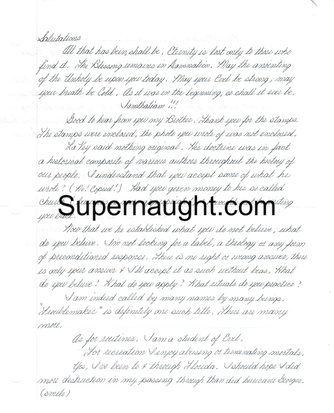 David Alan McDonald Letter and Envelope Both Signed