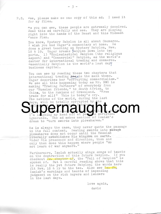 David Berkowitz Letter and Envelope Set 1991 Son of Sam image 3