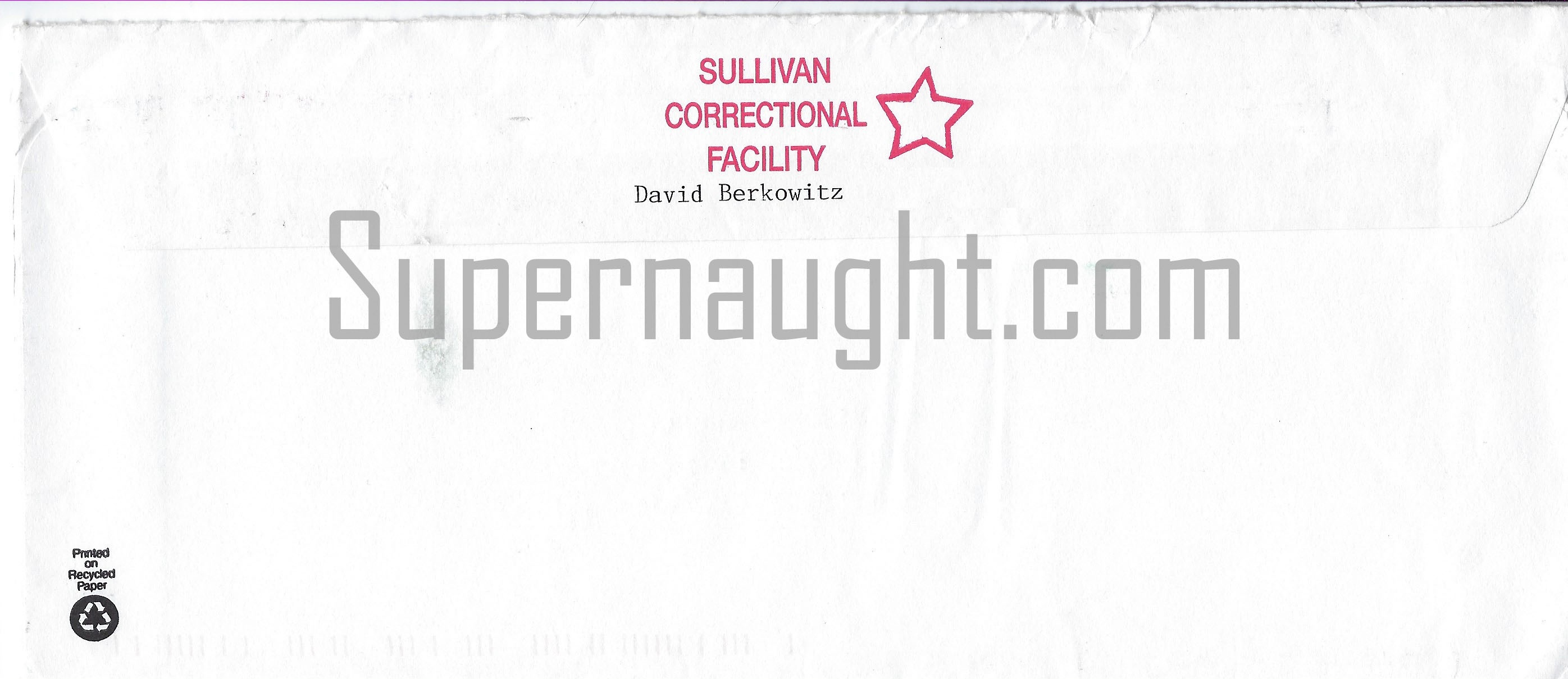David Berkowitz Signed Four Page Letter With Envelope Set image 6