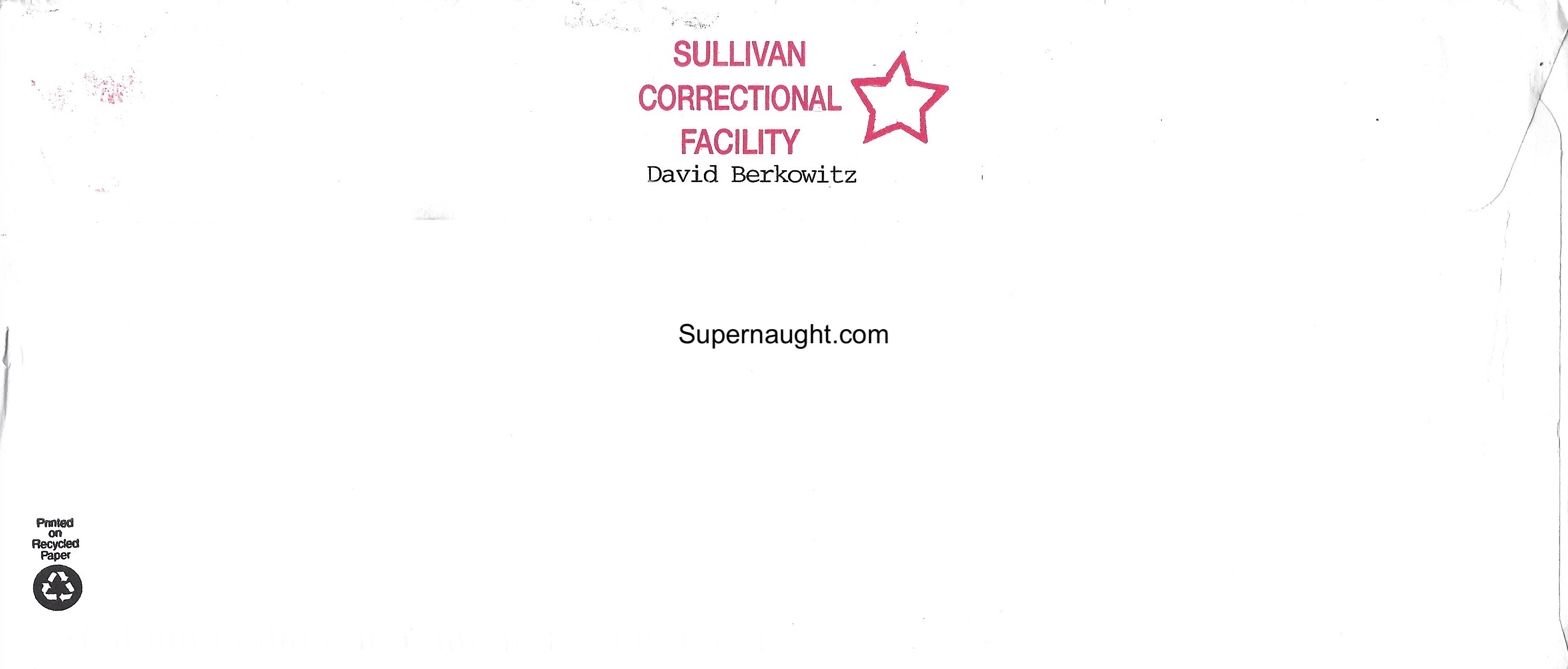 David Berkowitz Signed Handwritten Letter With Envelope and Insert image 4