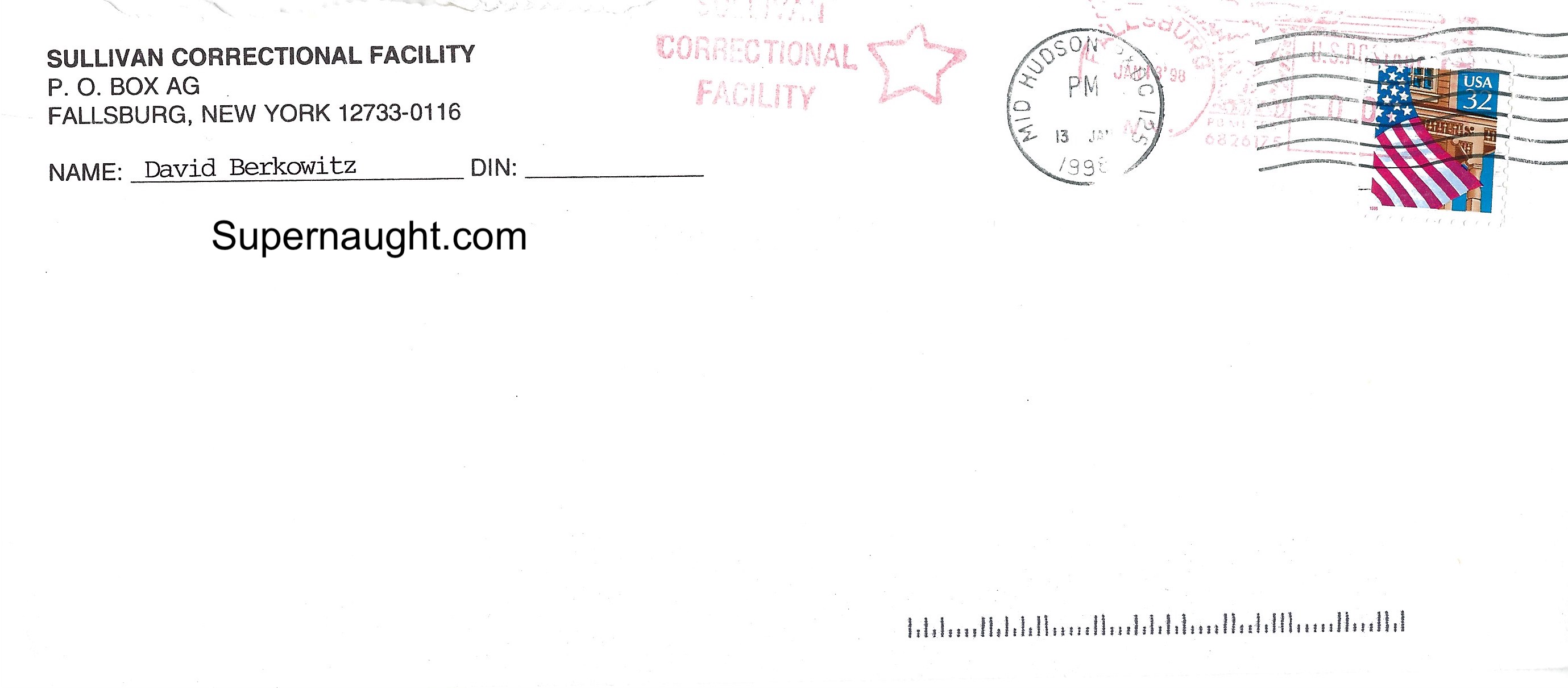 David Berkowitz  Signed Letter With Envelope Plus Inserts image 4
