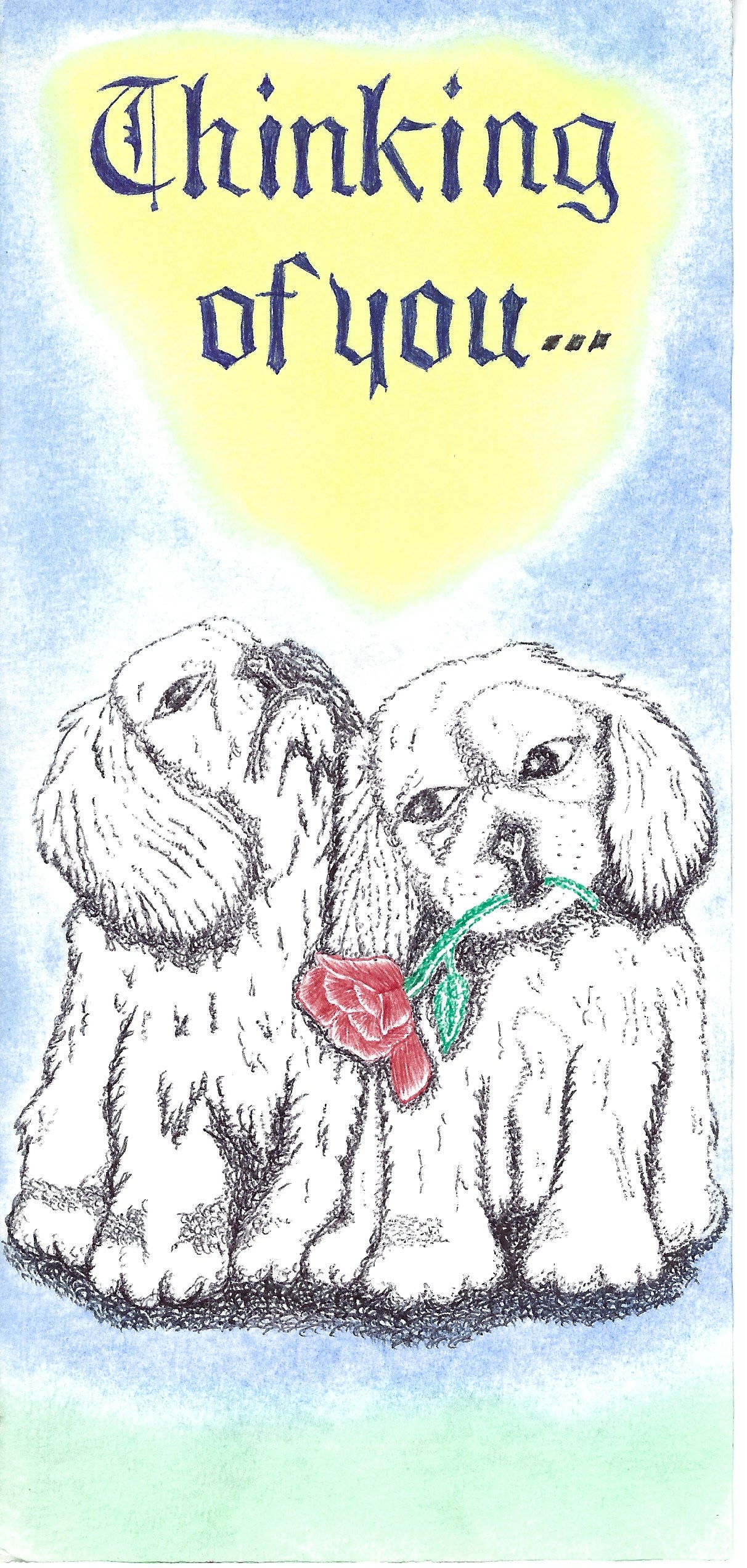 David Gore Handmade Card Signed