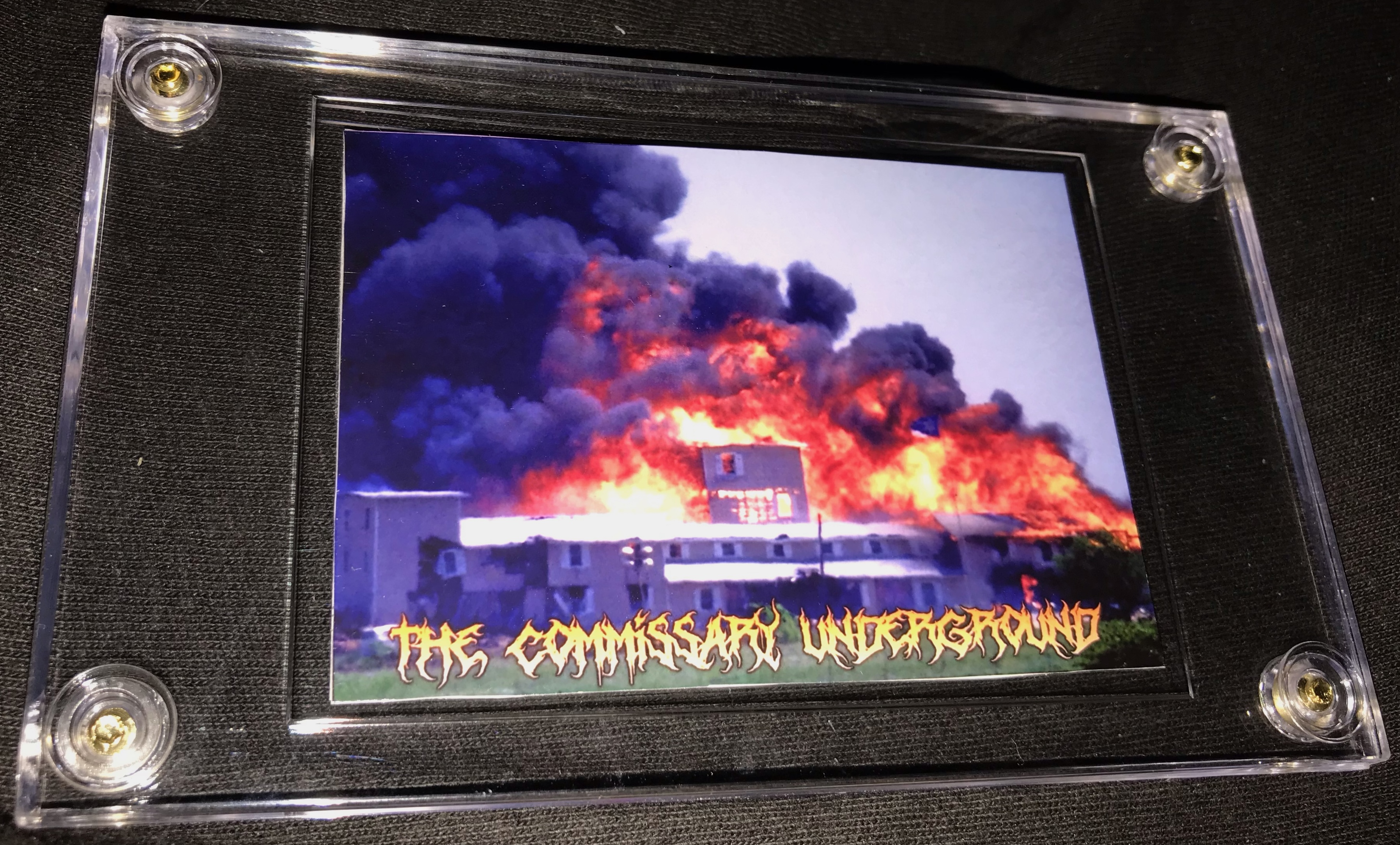 David Koresh Grave Soil Collector Card image 2