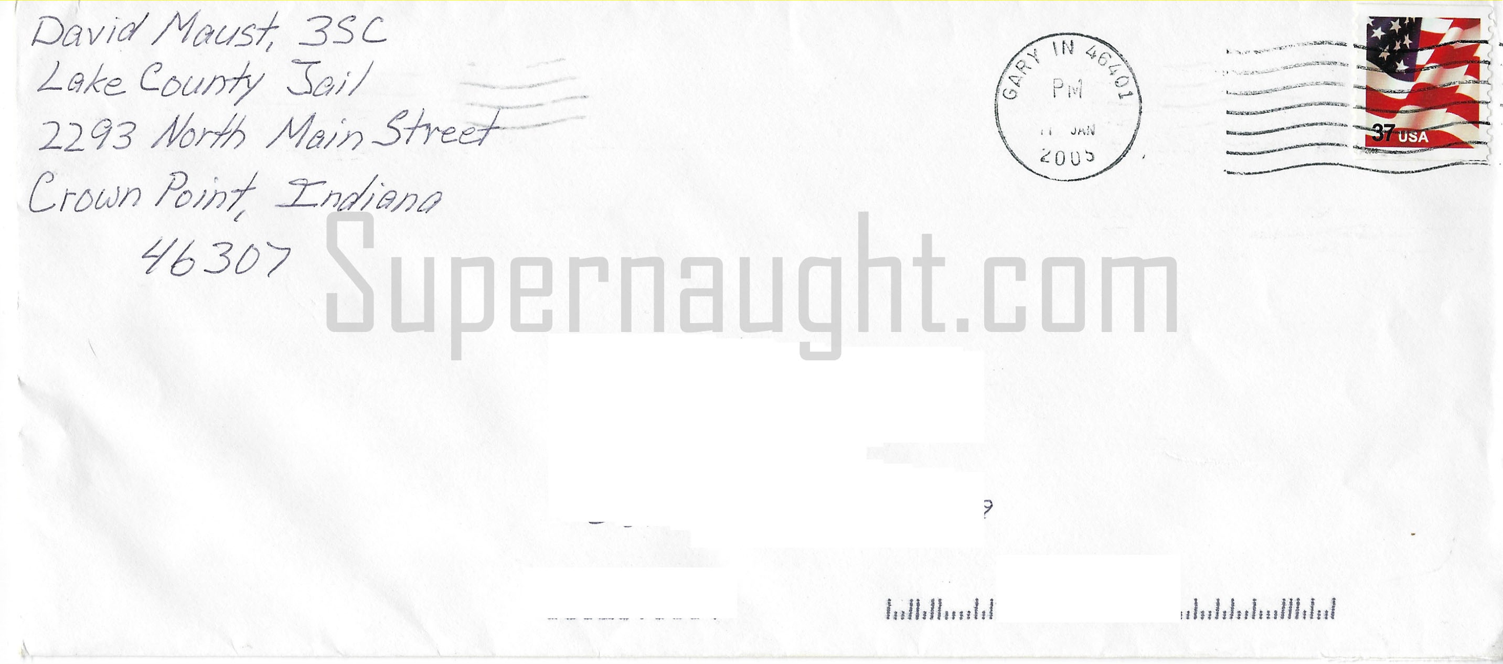 David Maust Two Page Letter Envelope Set Both Signed image 3