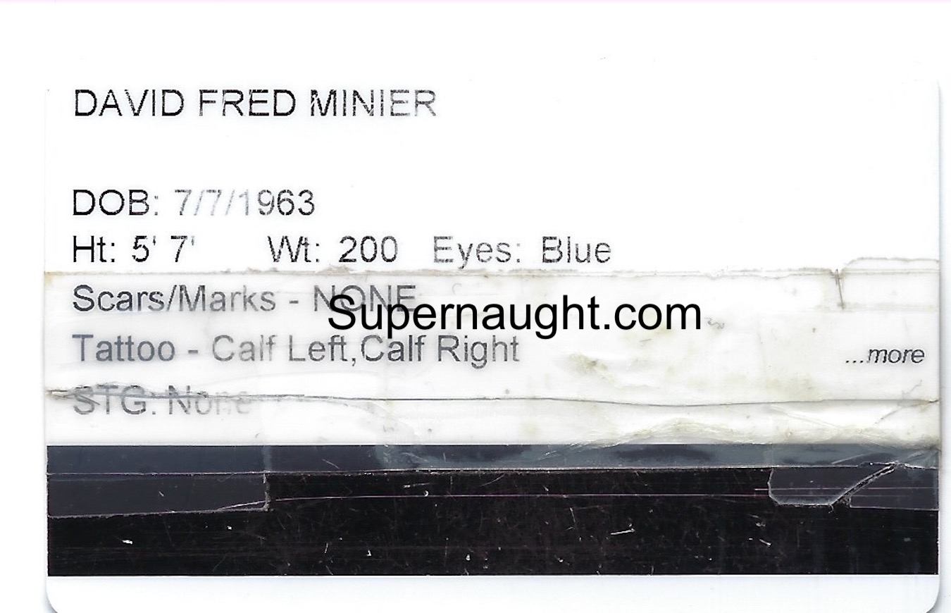 David Minier Inmate ID Card image 2