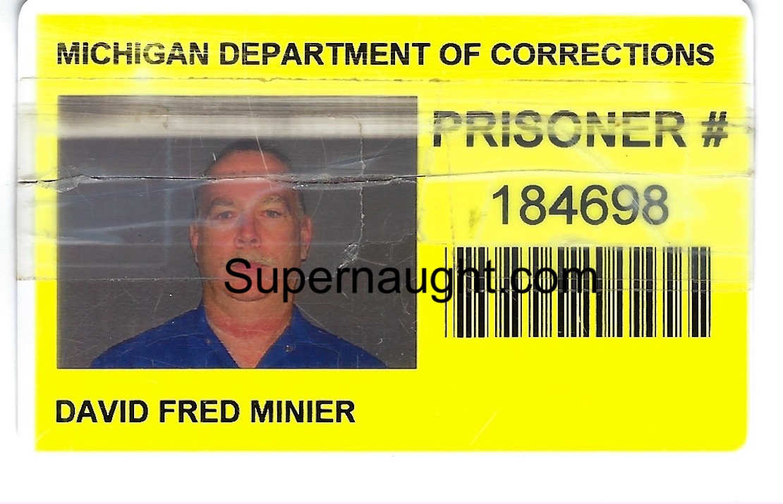 David Minier Inmate ID Card