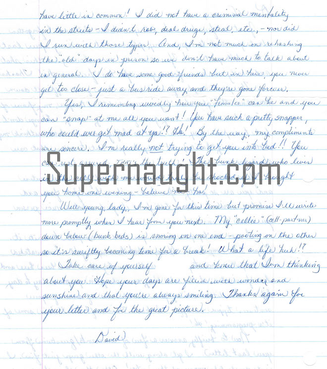 David Owen Brooks Signed Two Page Letter image 2