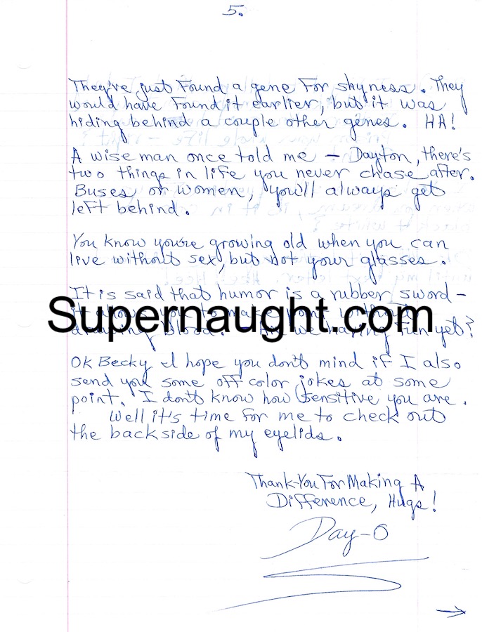 Dayton Rogers Letter and Envelope Set Both Signed image 2