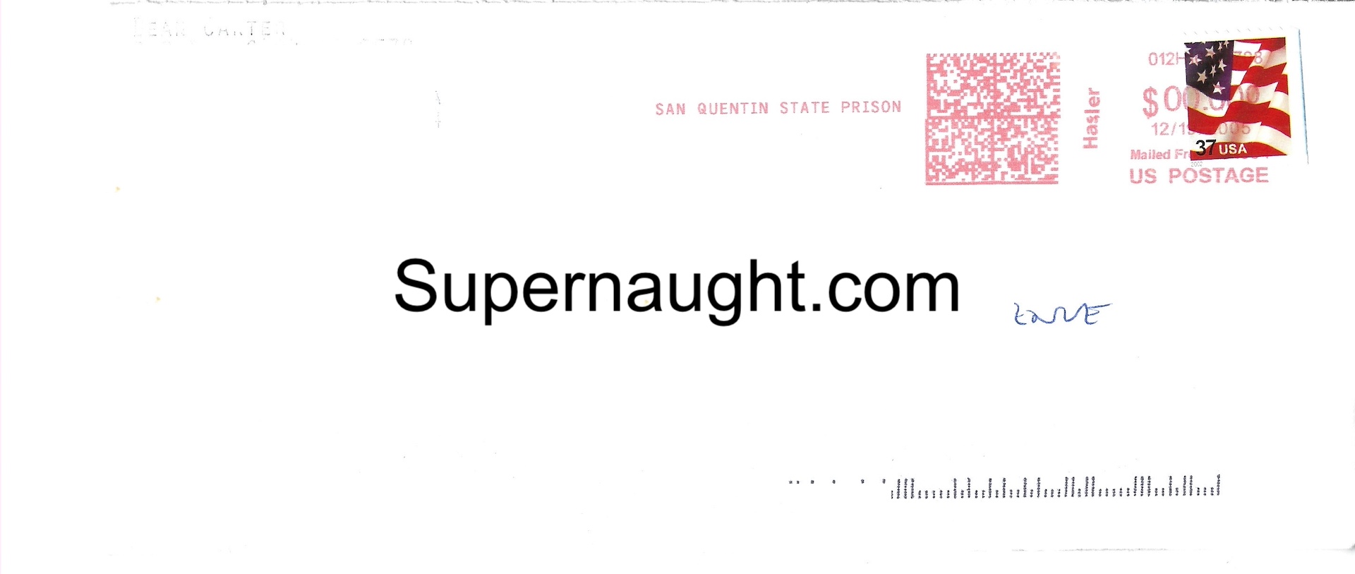 Dean Carter Signed Letter with Envelope Set image 3
