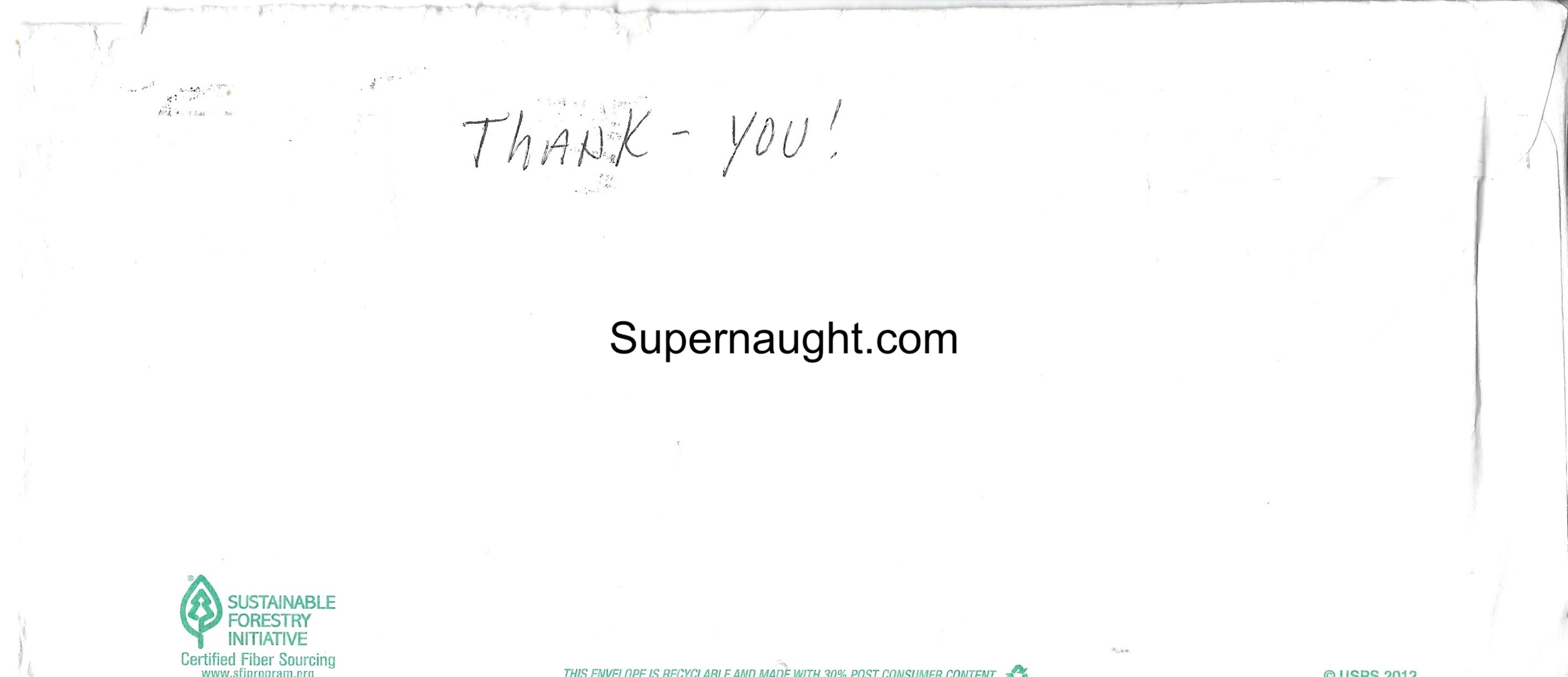 Dellmus Colvin Signed Envelope image 2
