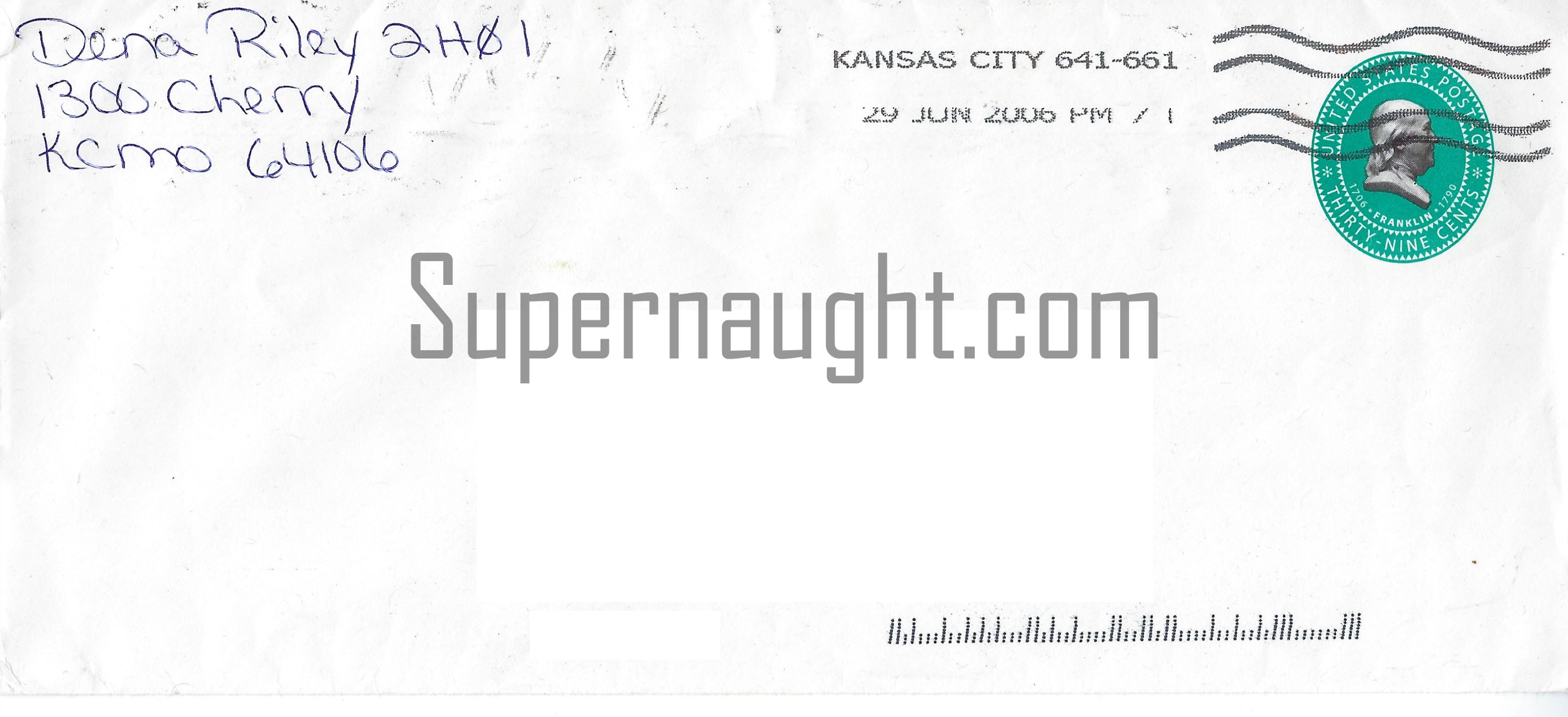 Dena Riley County Jail Letter and Envelope Set Signed image 3