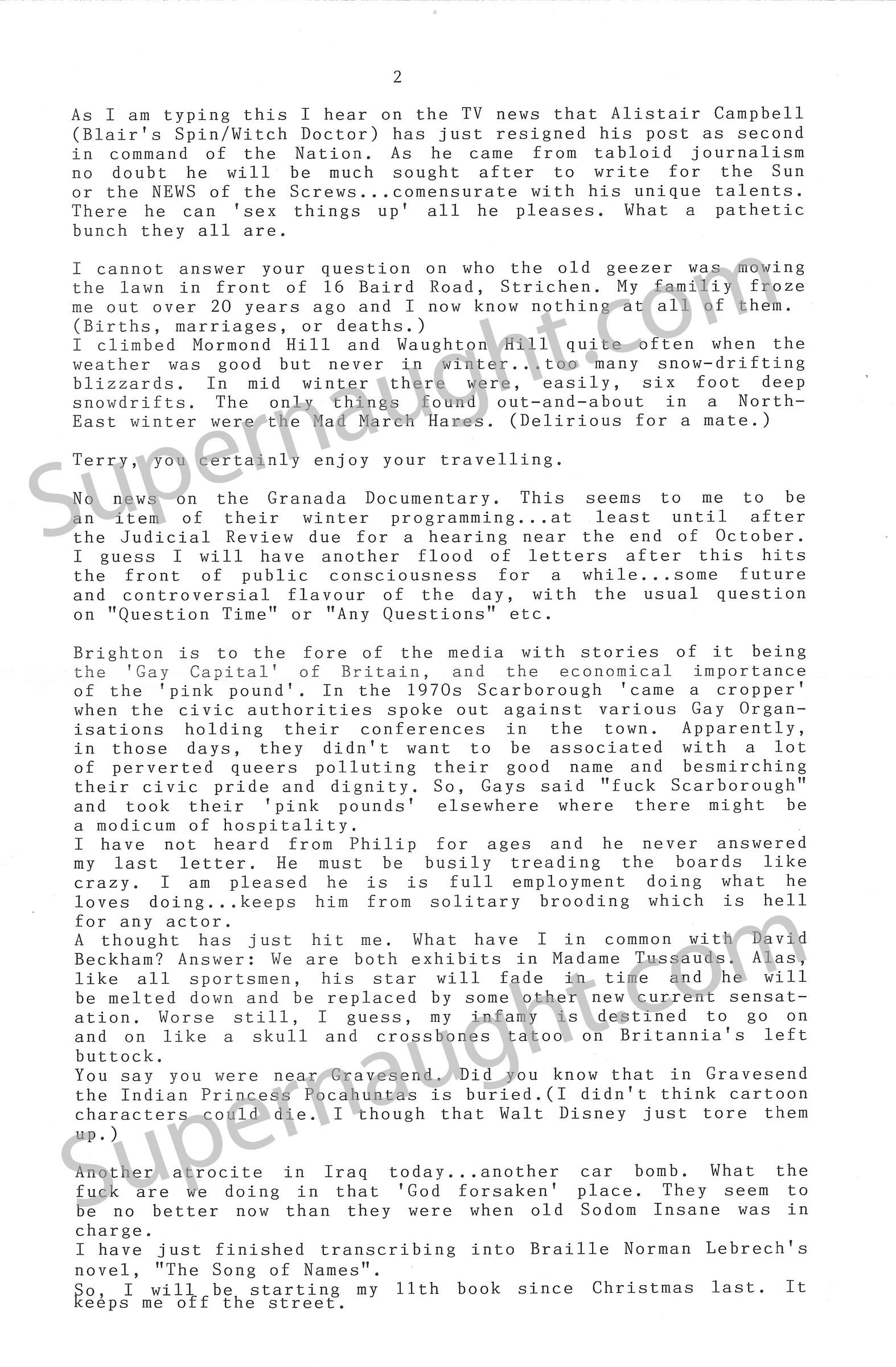 Dennis Nilsen Three Page Letter Signed with Envelope Set image 2