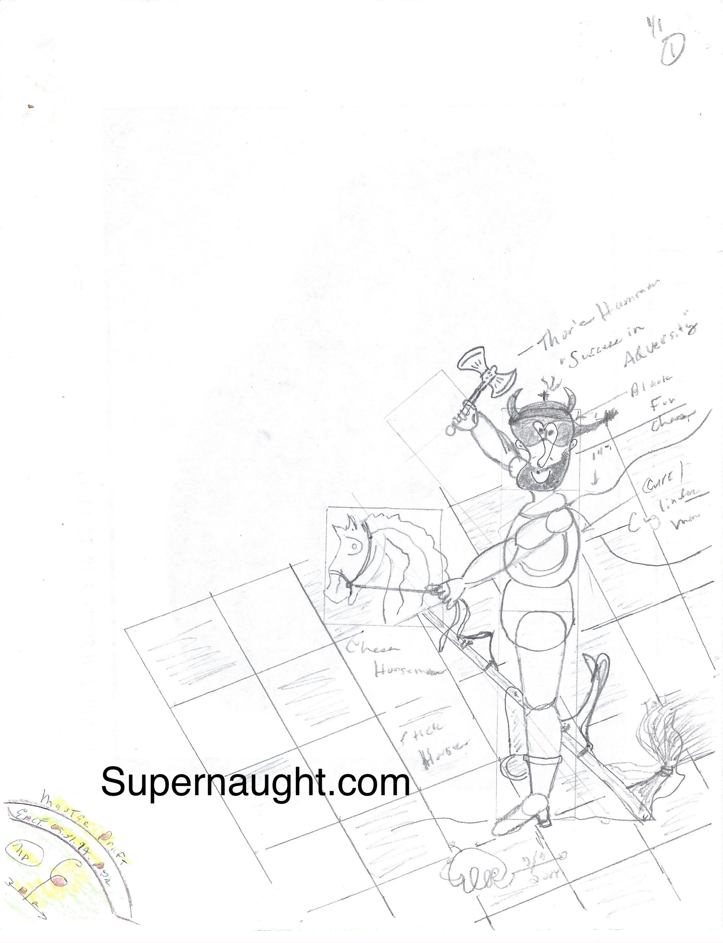 Dennis Rader BTK Cylinder Man Artwork With Shakedown Report Signed